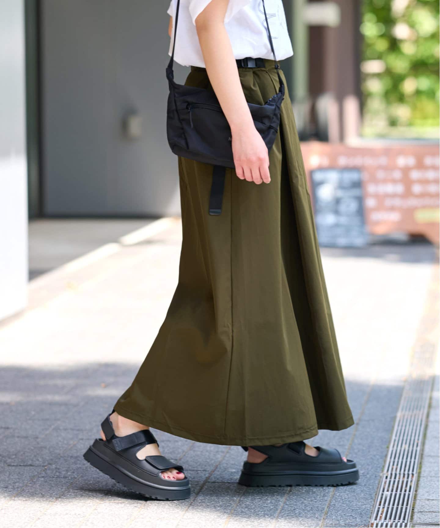 追加2》【THOUSAND MILE/サウザンドマイル】WAVE ADJUST SKIRT（ロング