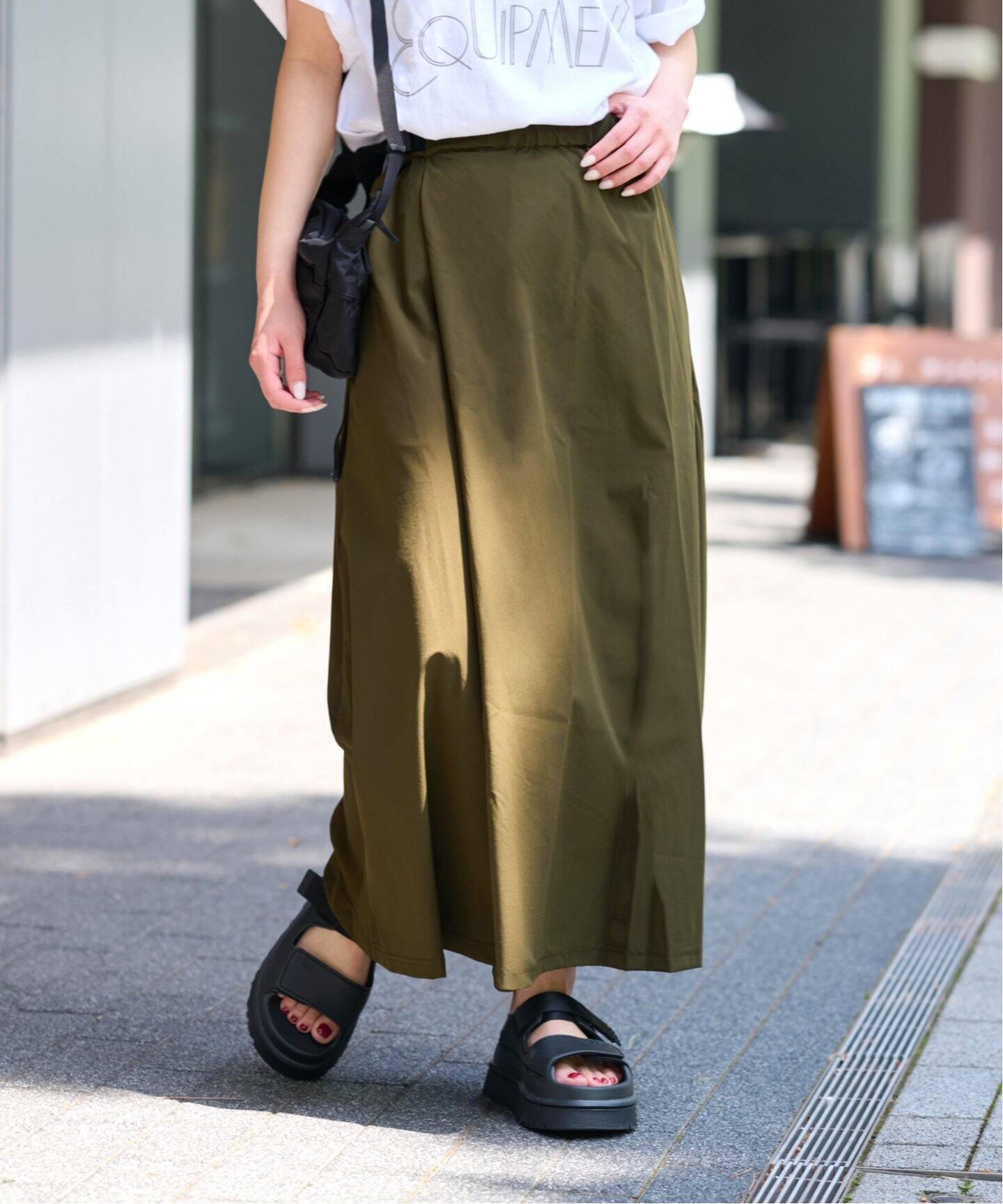 追加2》【THOUSAND MILE/サウザンドマイル】WAVE ADJUST SKIRT（ロング 