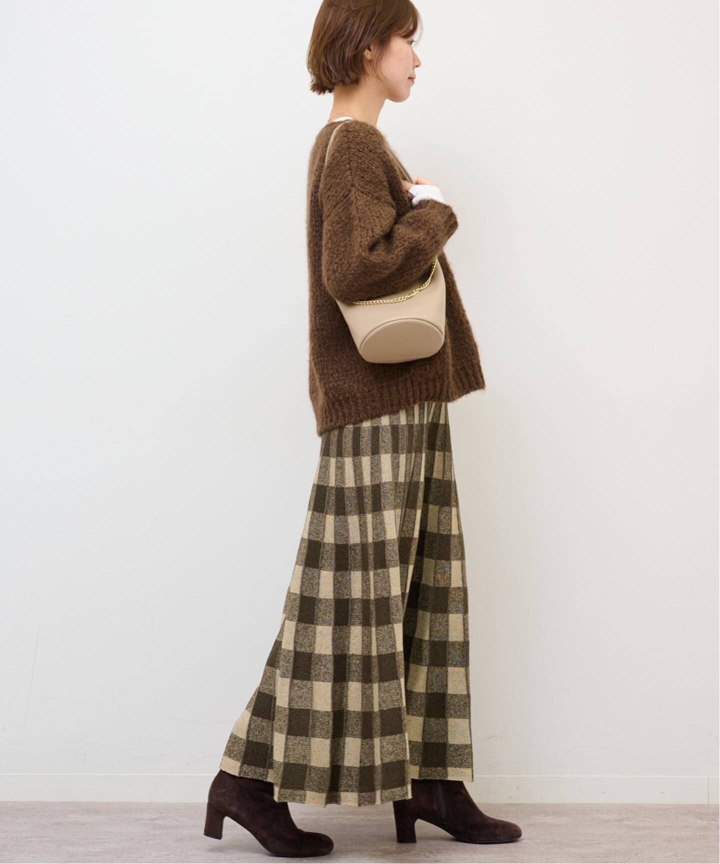 TORRAZZO DONNA/トラッゾドンナ】リバーシブルジャガードスカート