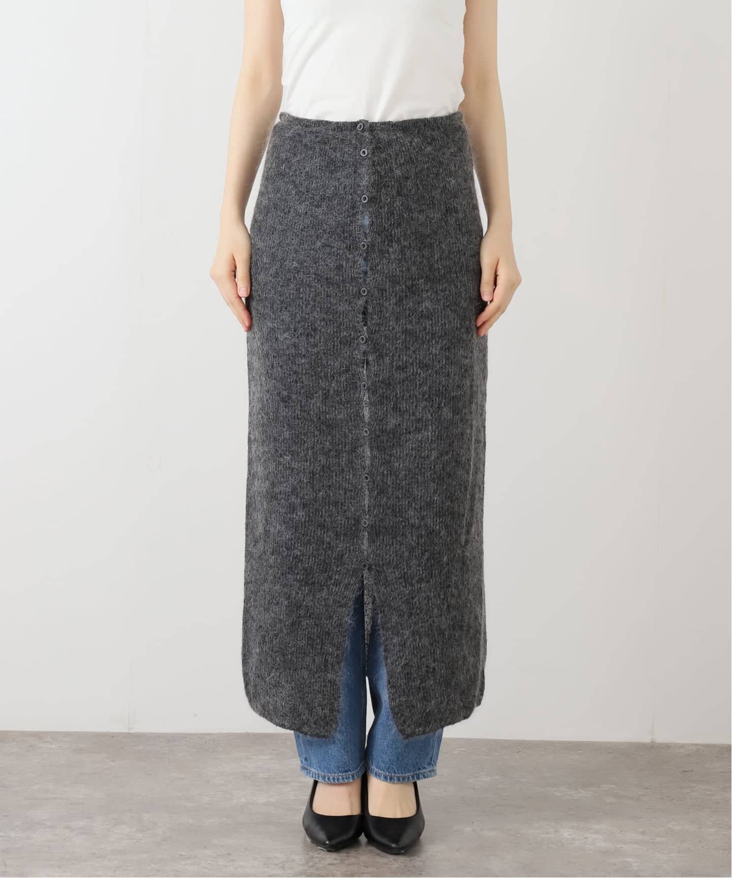 TODAYFUL/トゥデイフル】 Woolmohair Wrap Skirt（その他スカート