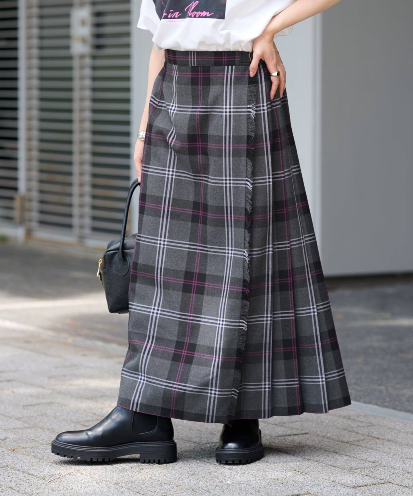 GLEN FYNE/グレン ファイン】キルトスカート（その他スカート