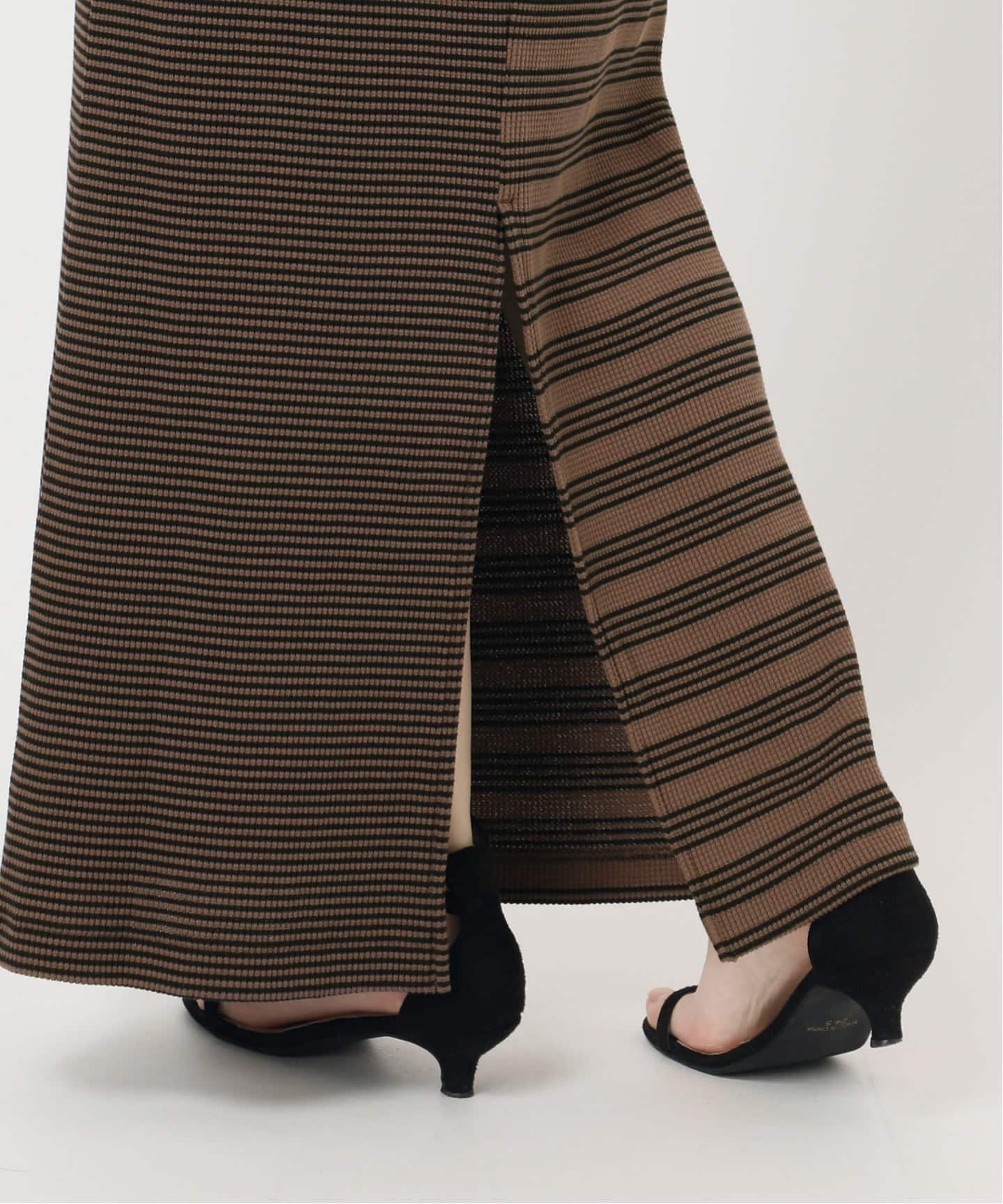 別注【MILLER/ミラー】Waffle スカート（ロング・マキシ丈スカート
