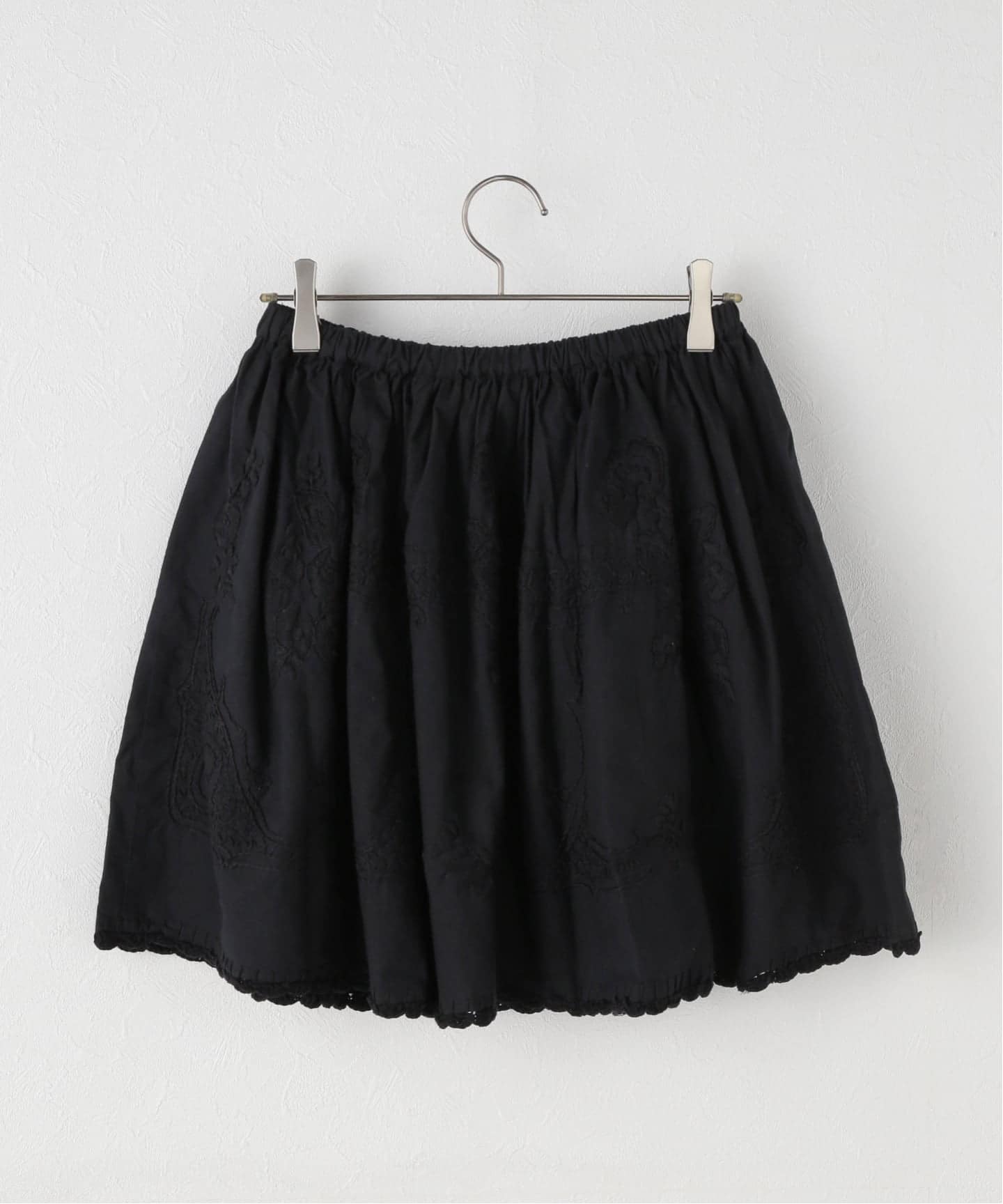 【crinkle crinkle crinkle 】2way ミニスカート crinkle crinkle crinkle】 hand embroidery 2way mini SK（ミニ