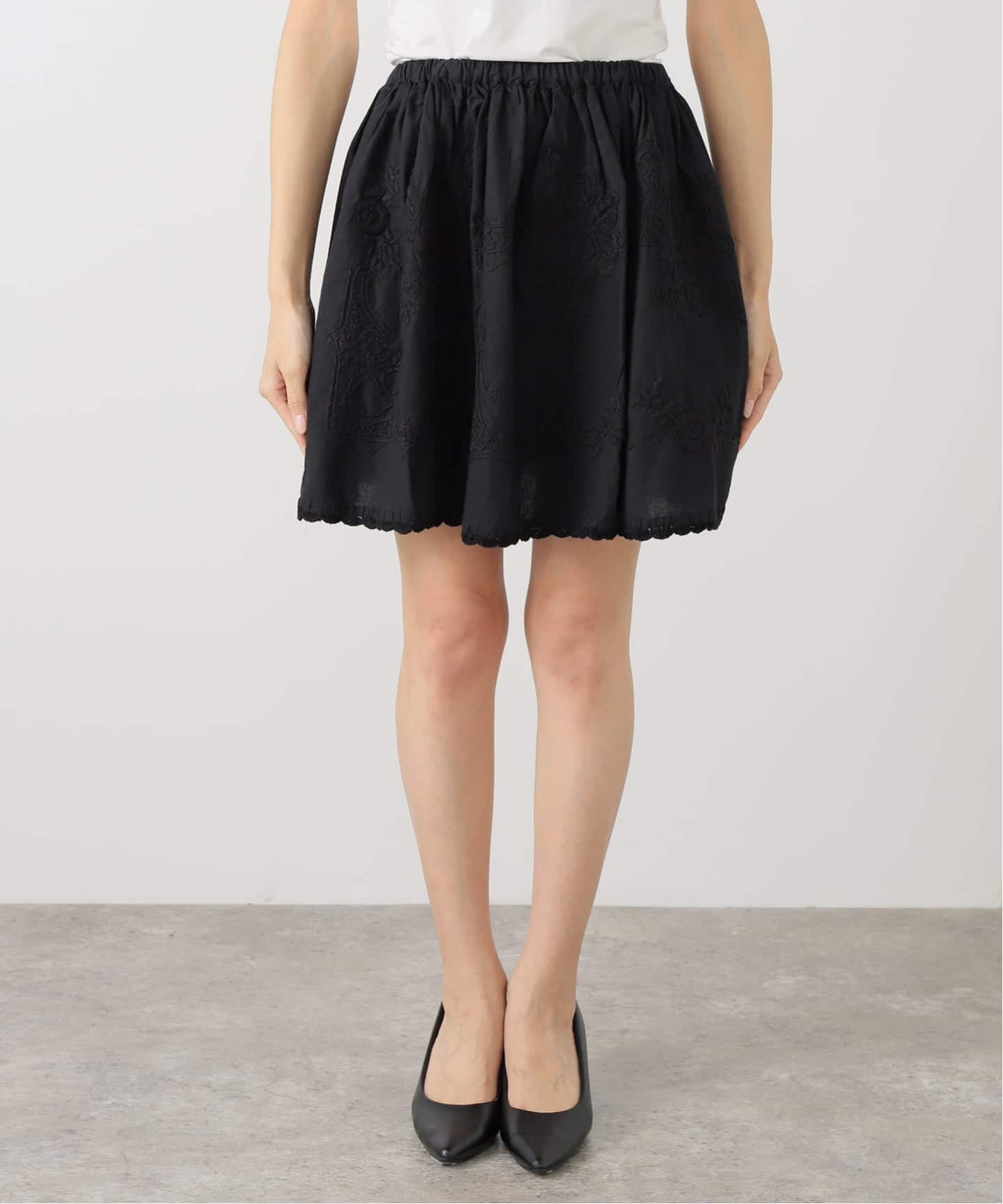 crinkle crinkle crinkle】 hand embroidery 2way mini SK（ミニ