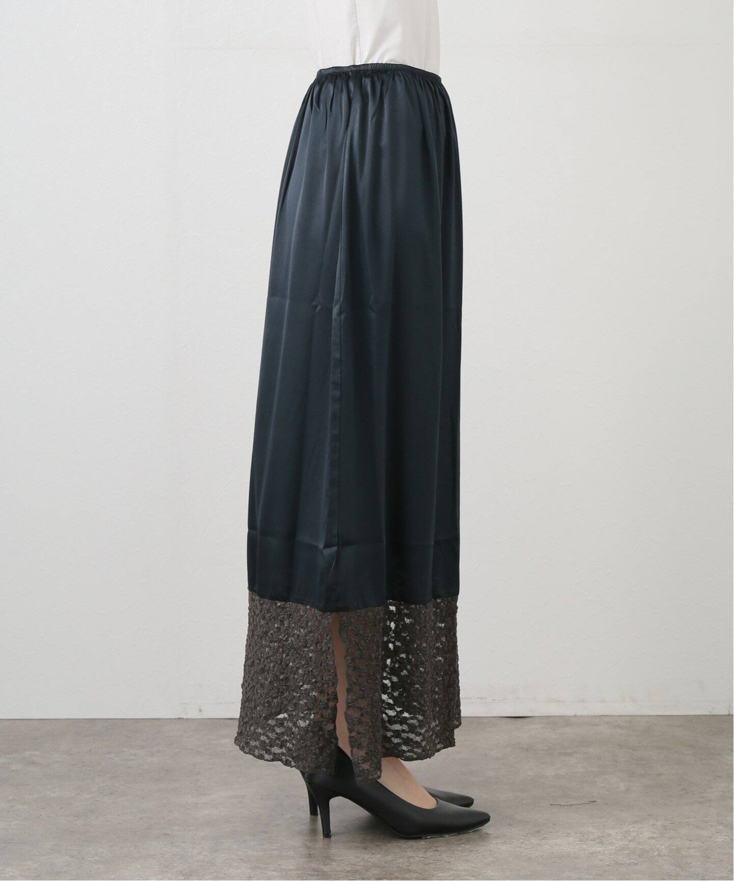 BASERANGE/ベースレンジ】OLIN SKIRT（ロング・マキシ丈スカート  