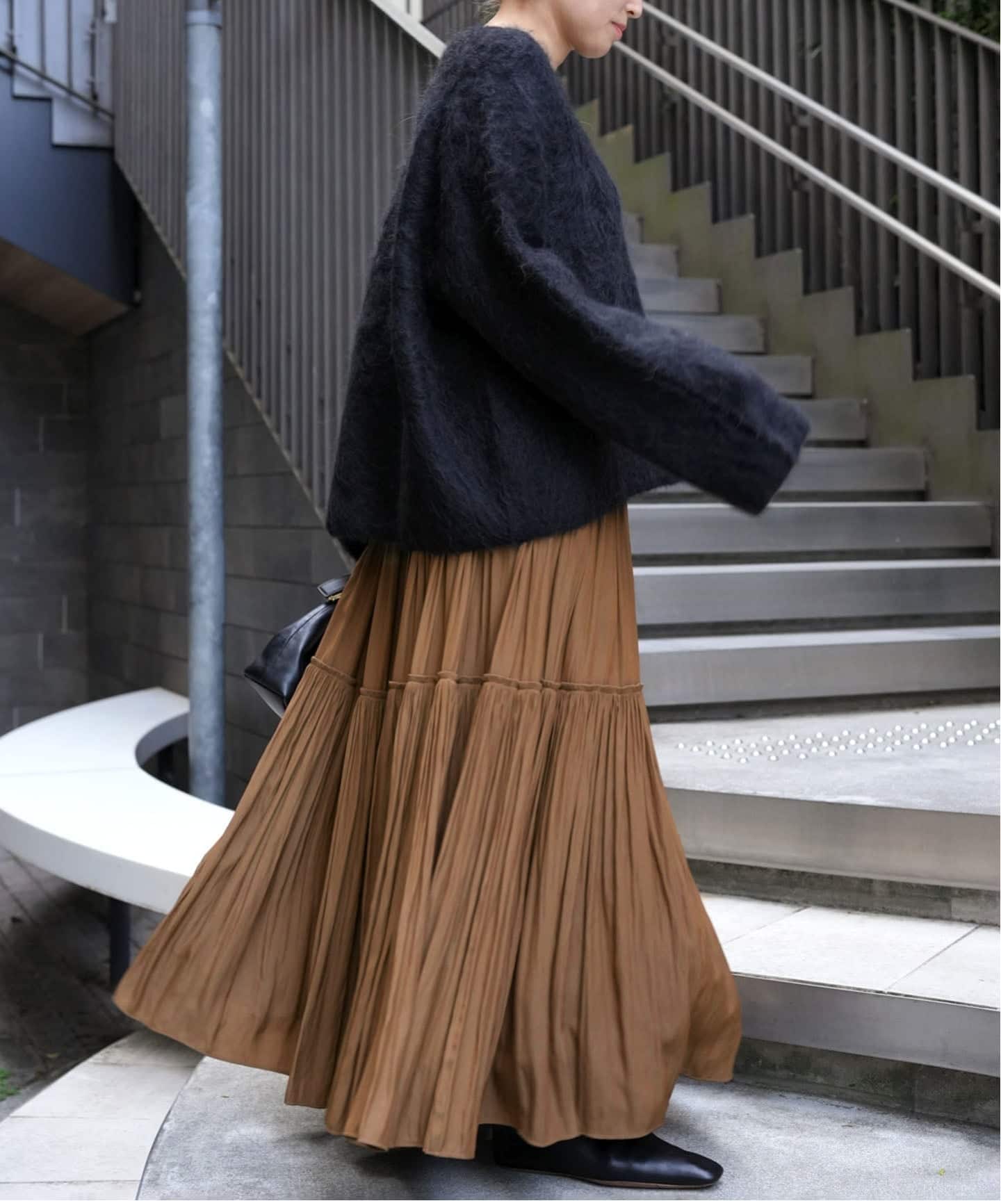 2025AW Deuxieme Classe *Gather Maxi スカート Gather Maxi スカート（ロング・マキシ丈スカート）｜Deuxieme Classe