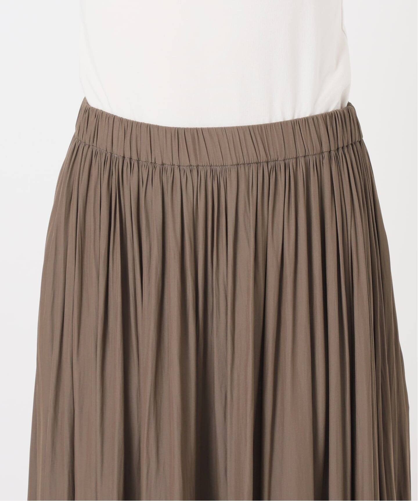 Gather Maxi スカート（ロング・マキシ丈スカート）｜Deuxieme