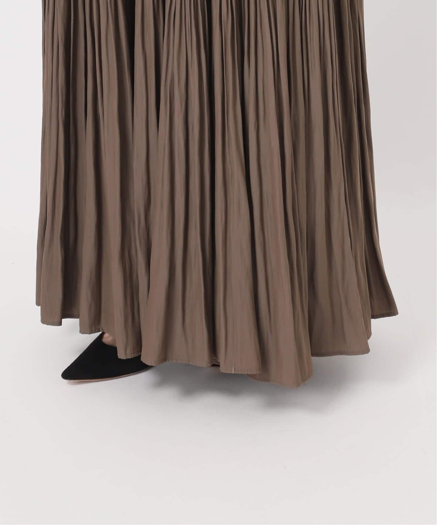 Deuxieme Classe*Gather Maxi スカートブラウンD Gather Maxi スカート（ロング・マキシ丈スカート）｜Deuxieme