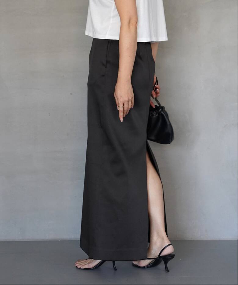 CELERI SATIN スカート（ロング・マキシ丈スカート）｜Deuxieme Classe  