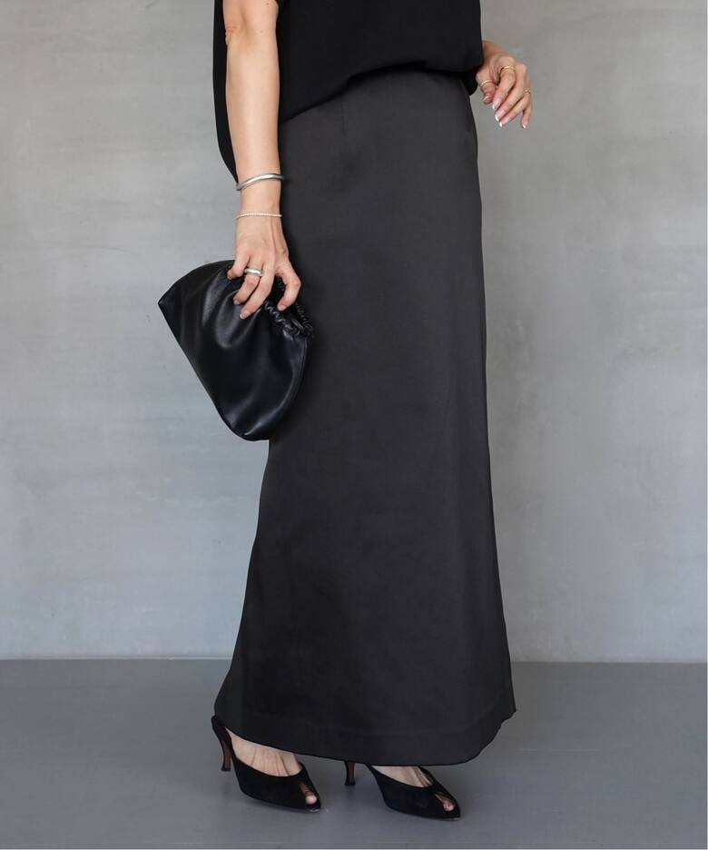 CELERI SATIN スカート（ロング・マキシ丈スカート）｜Deuxieme Classe  