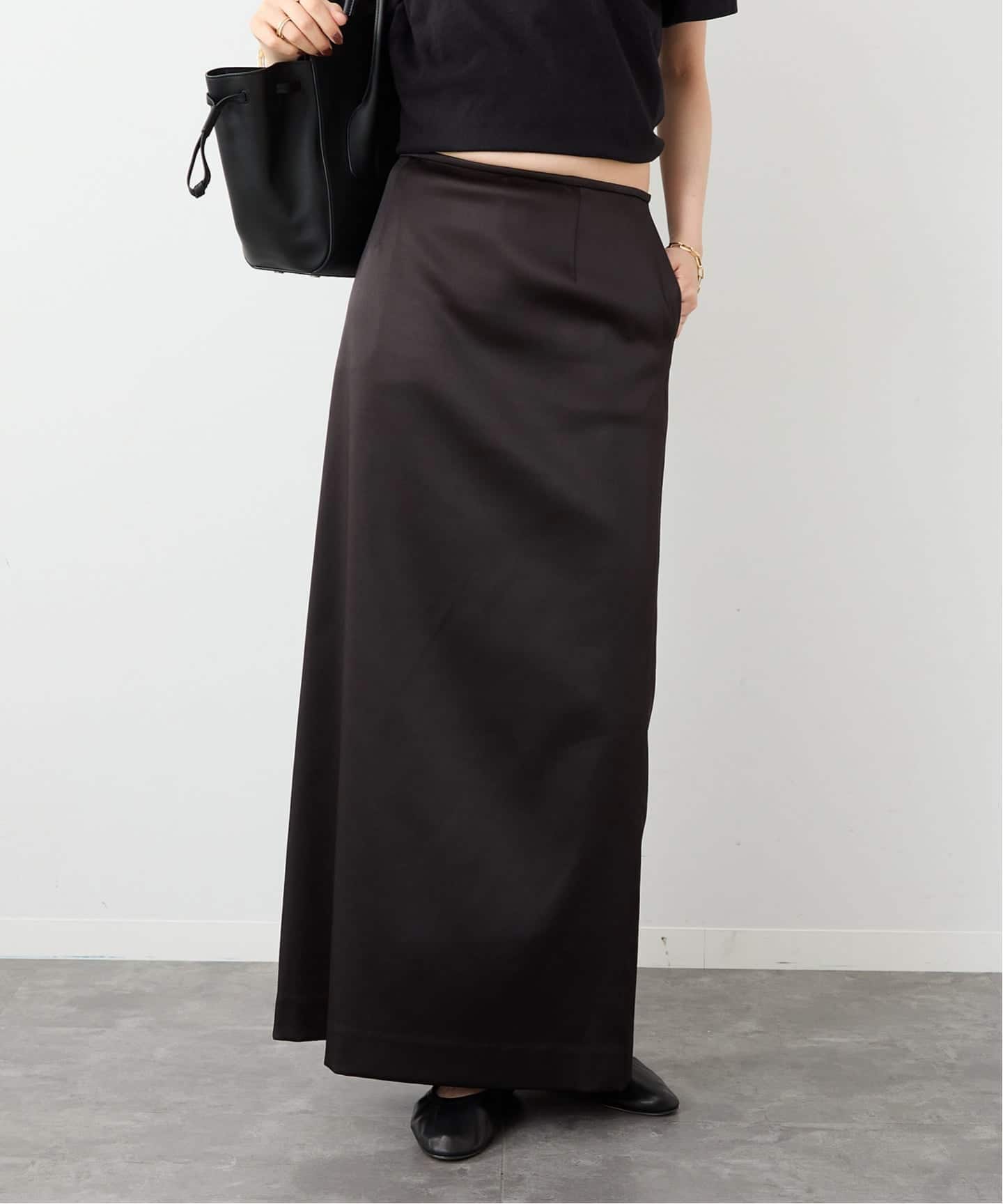 ✨即購入OK✨Deuxieme Classe CELERI SATIN スカート CELERI SATIN スカート（ロング・マキシ丈スカート）｜Deuxieme