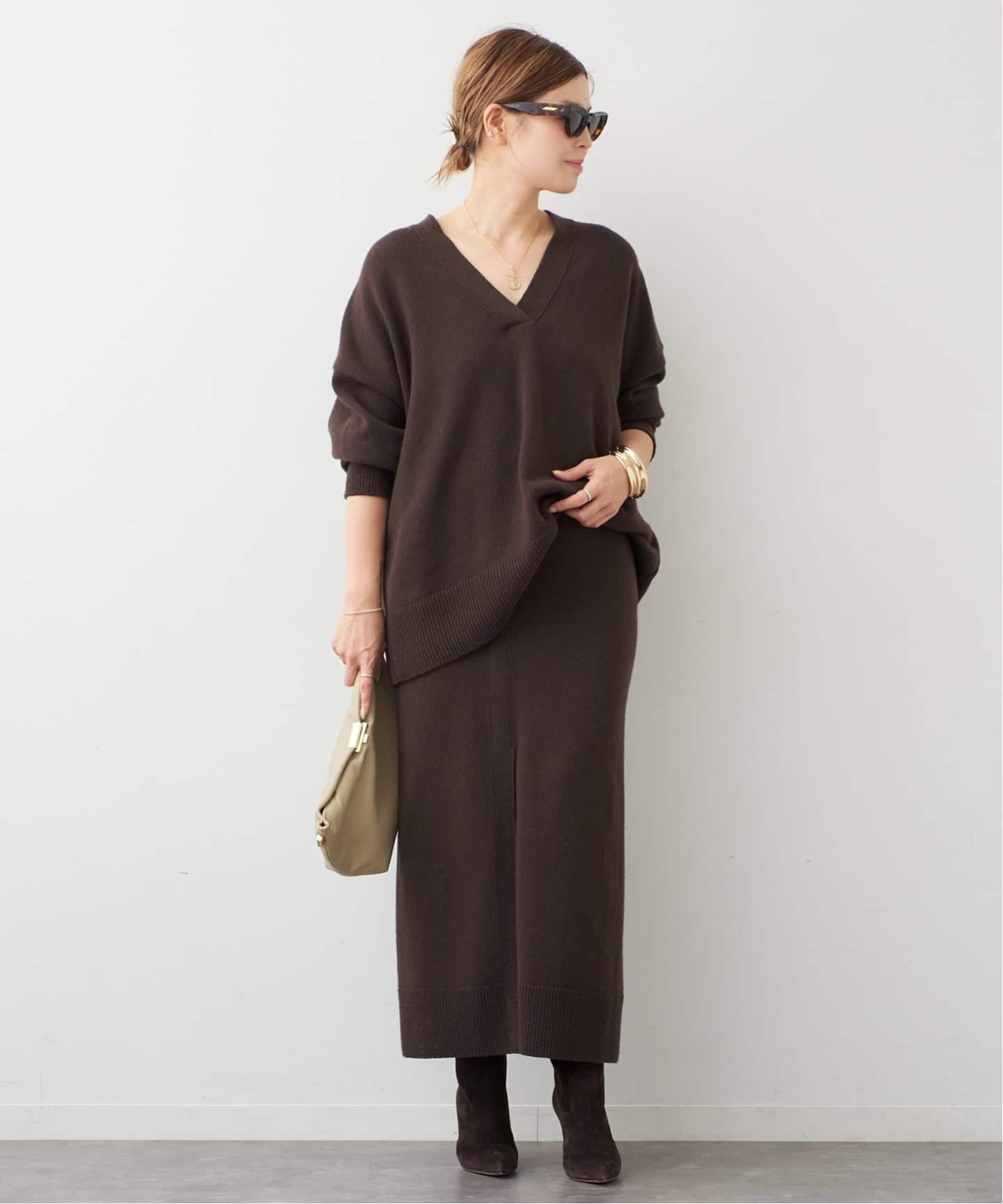 OLBIA スリット スカート（ロング・マキシ丈スカート）｜Deuxieme