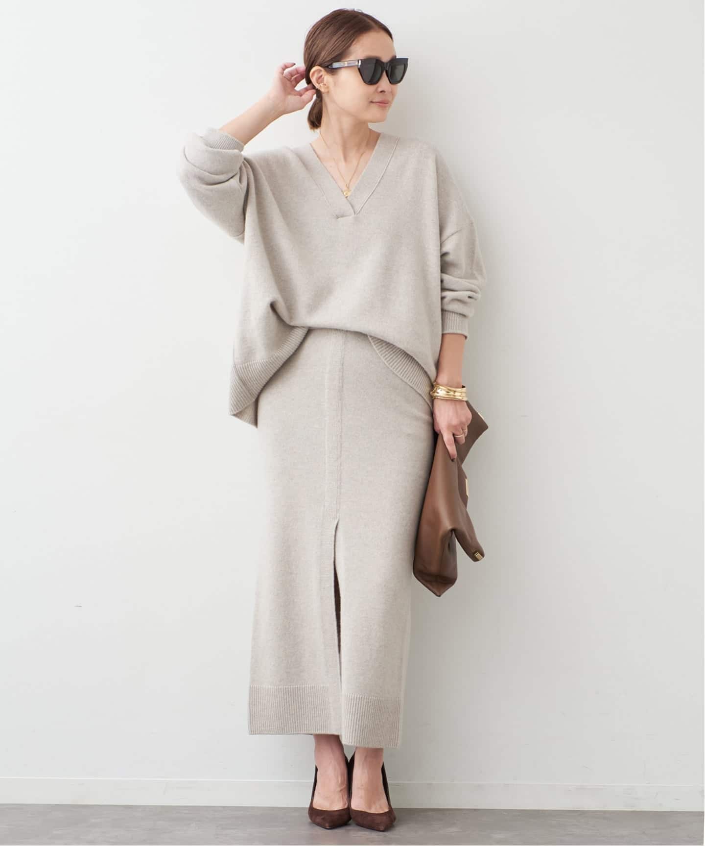 OLBIA スリット スカート（ロング・マキシ丈スカート）｜Deuxieme