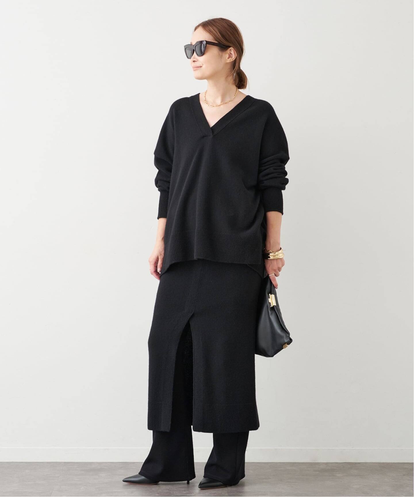 Deuxieme Classe 25AW OLBIA スリット スカート 38 Deuxieme Classe 25AW OLBIA スリット スカート 38