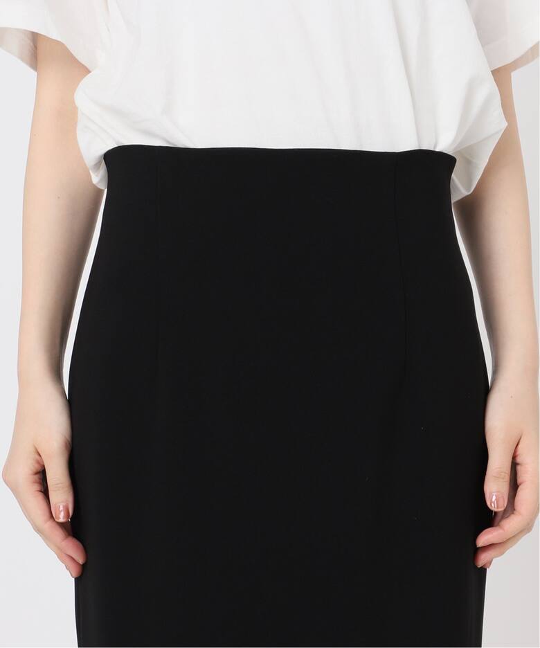 トリアセジョーゼット ハイウエスト スカート（ロング・マキシ丈  