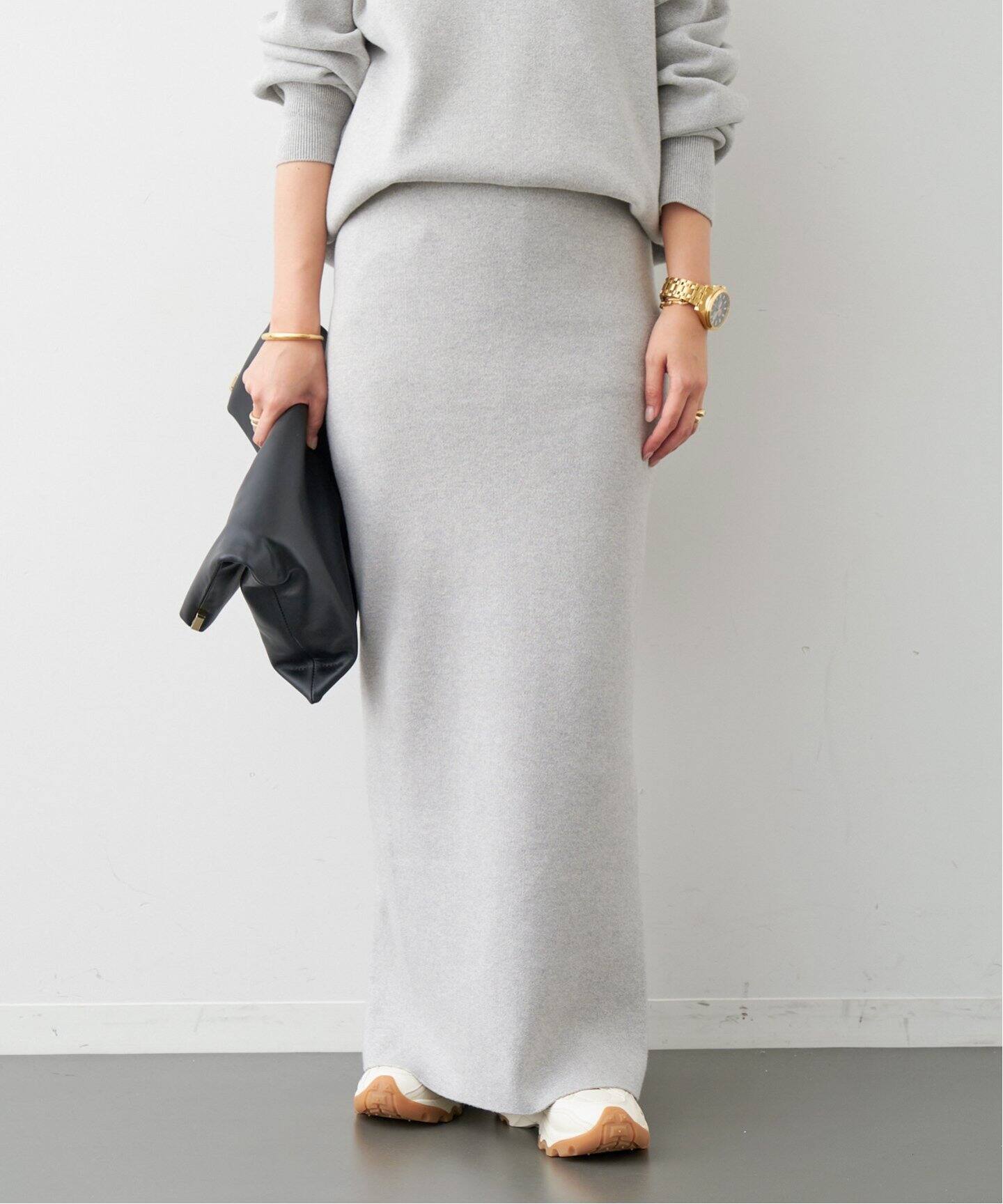 SMOOTH TOP タイトスカート（ロング・マキシ丈スカート）｜Deuxieme  