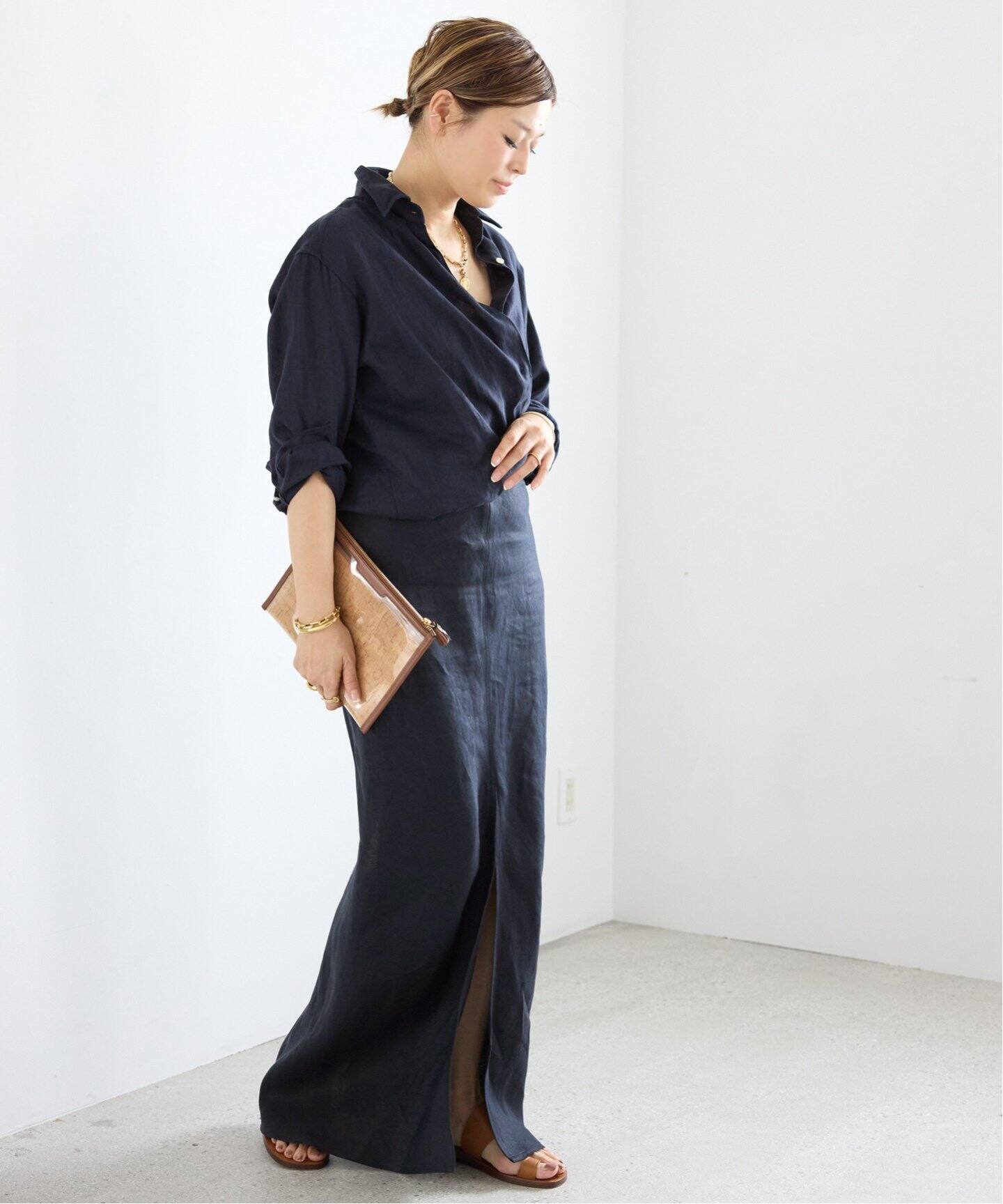 OGLINEN タイトスカート（ロング・マキシ丈スカート）｜Deuxieme  