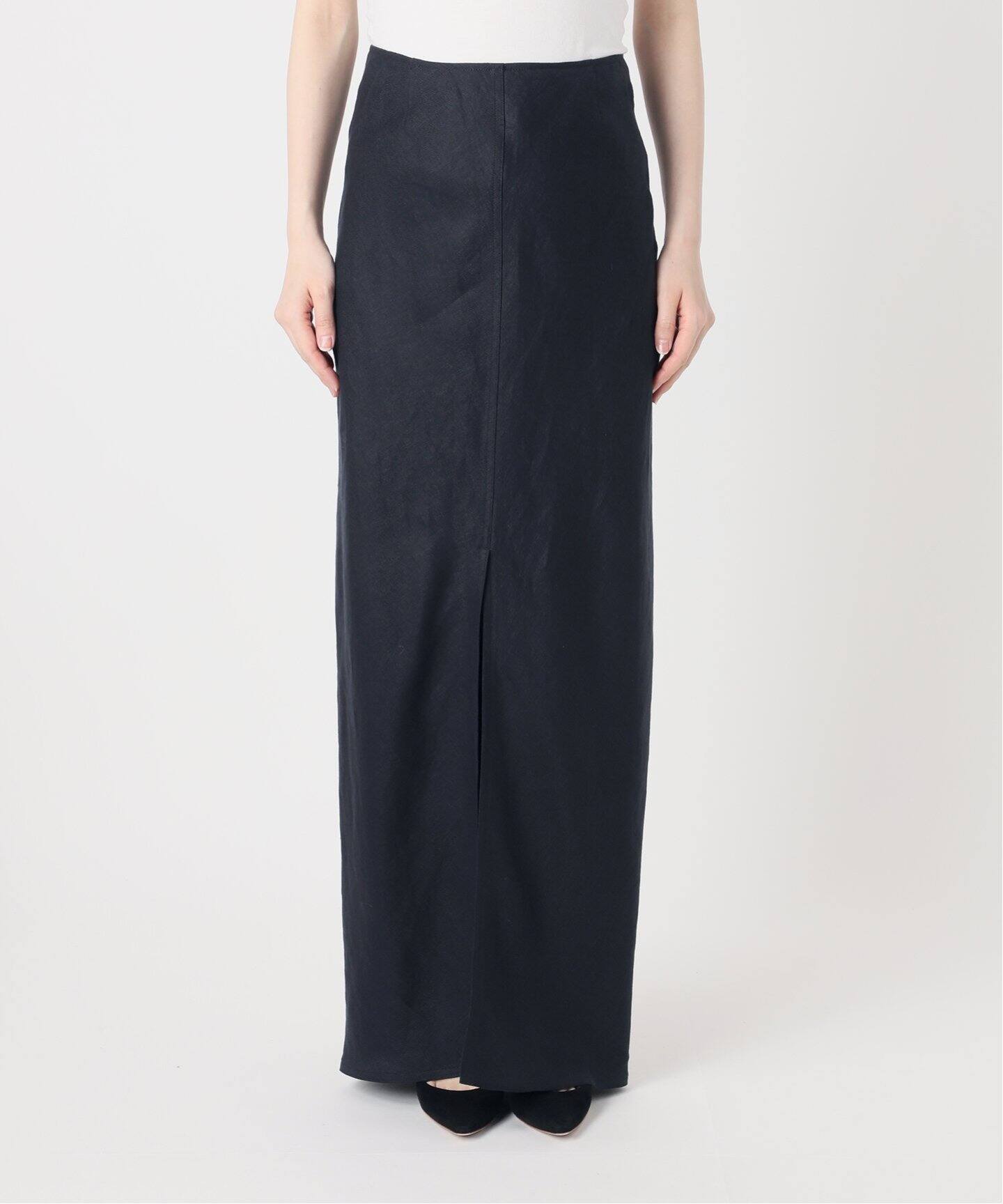 美品★MUSE ドゥーズィエムクラス OGLINEN タイトスカート 麻 リネン OGLINEN タイトスカート（ロング・マキシ丈スカート）｜MUSE de