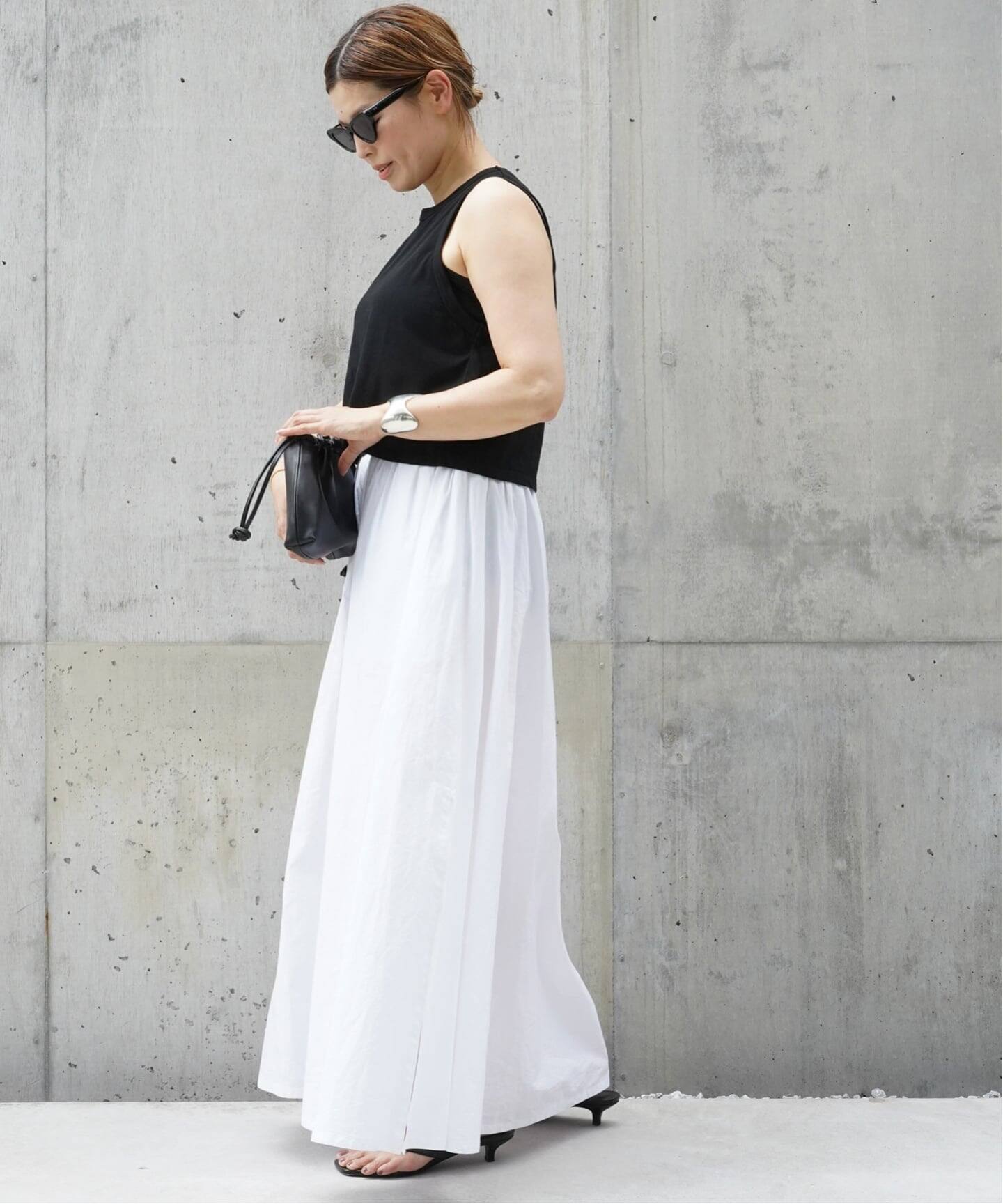 週末セール！【匿名】ドゥーズィエムクラス pleasantly スカート 36 Pleasantly スカート（ロング・マキシ丈スカート）｜Deuxieme