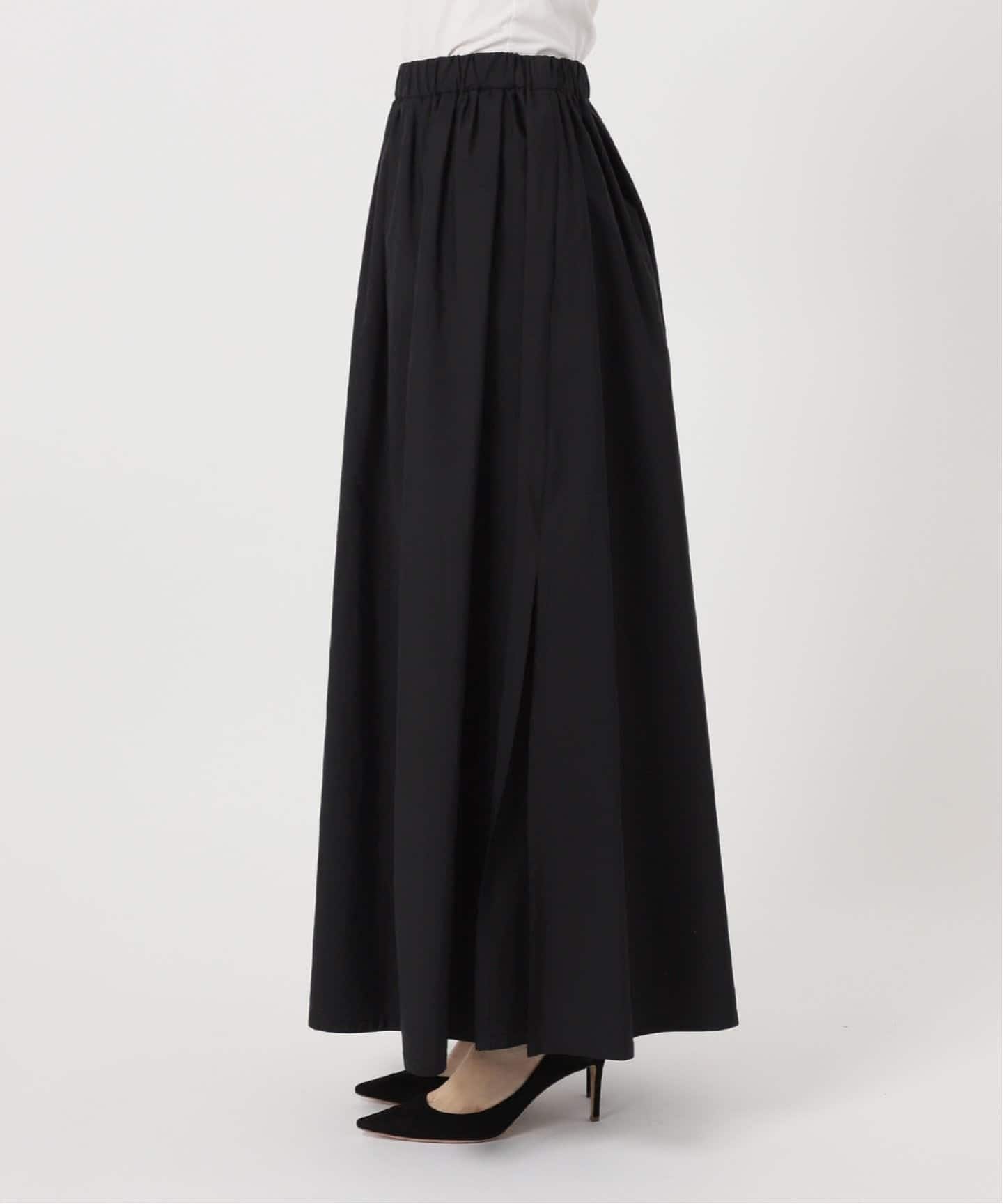 Deuxieme Classe Pleasantly スカート 黒36 Pleasantly スカート（ロング・マキシ丈スカート）｜Deuxieme