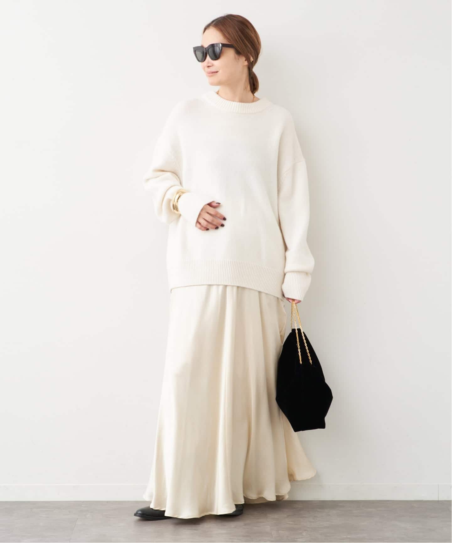 シルクサテンスカート（その他スカート）｜Deuxieme Classe