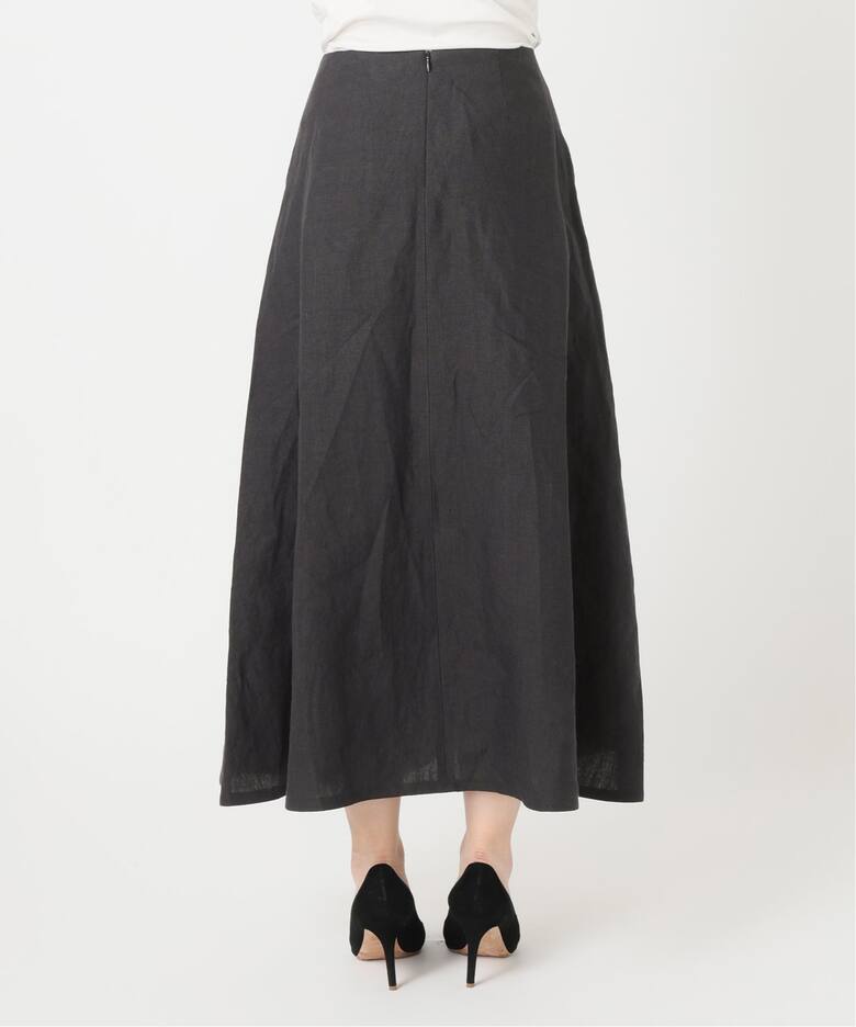 Linenフレアスカート（ロング・マキシ丈スカート）｜Deuxieme Classe  