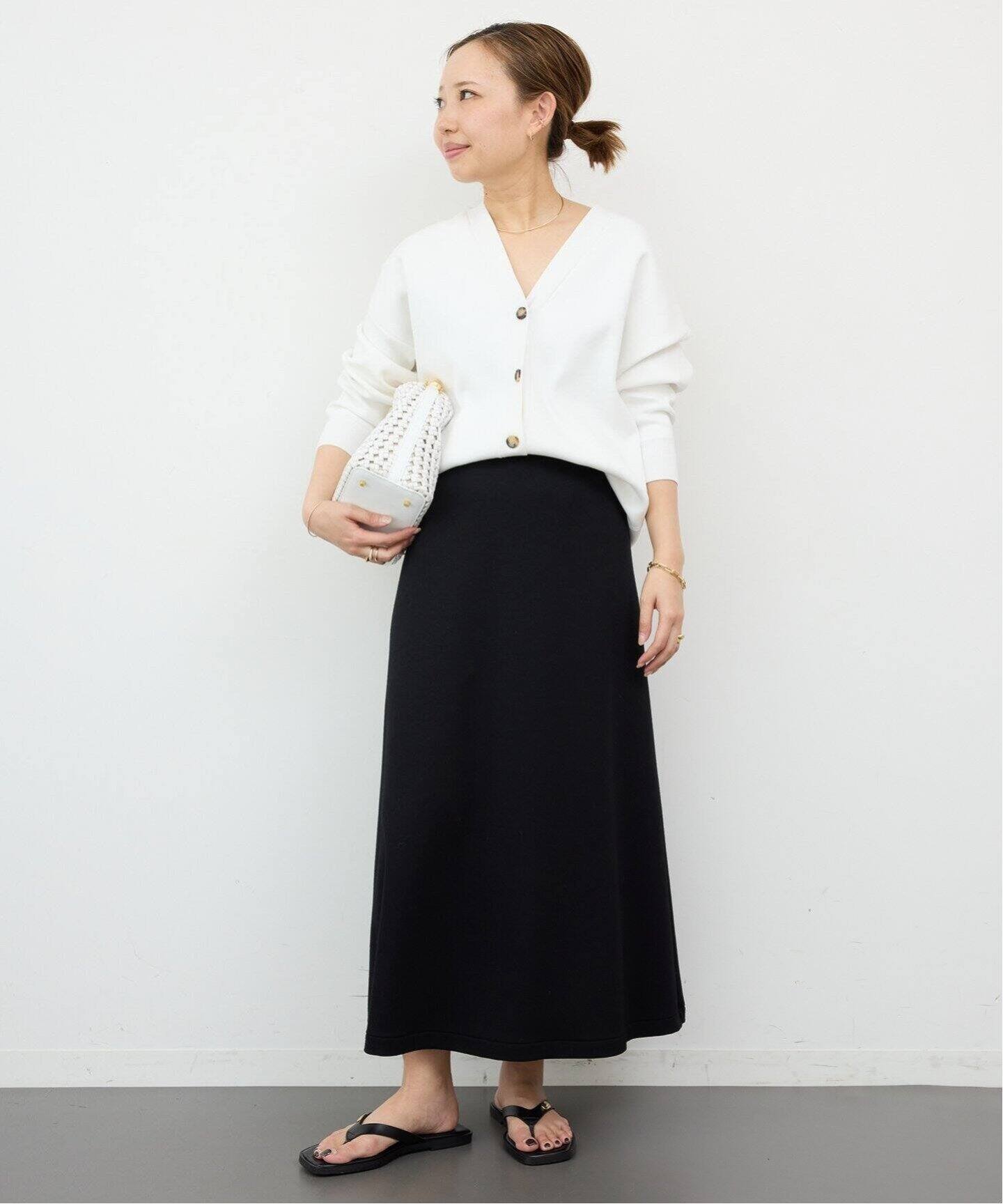 New Jersey Flare スカート（ロング・マキシ丈スカート）｜Deuxieme  