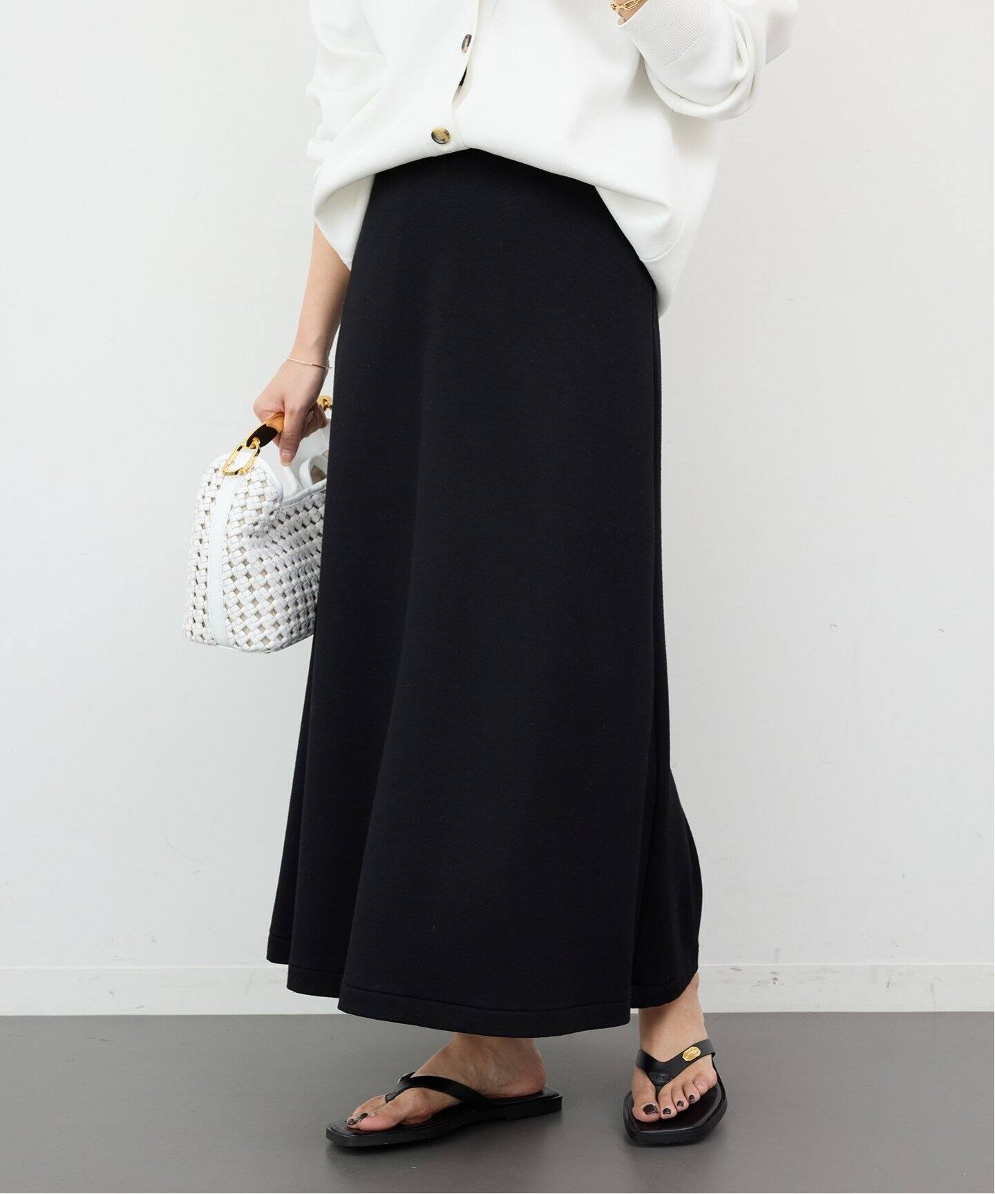 New Jersey Flare スカート（ロング・マキシ丈スカート）｜Deuxieme  