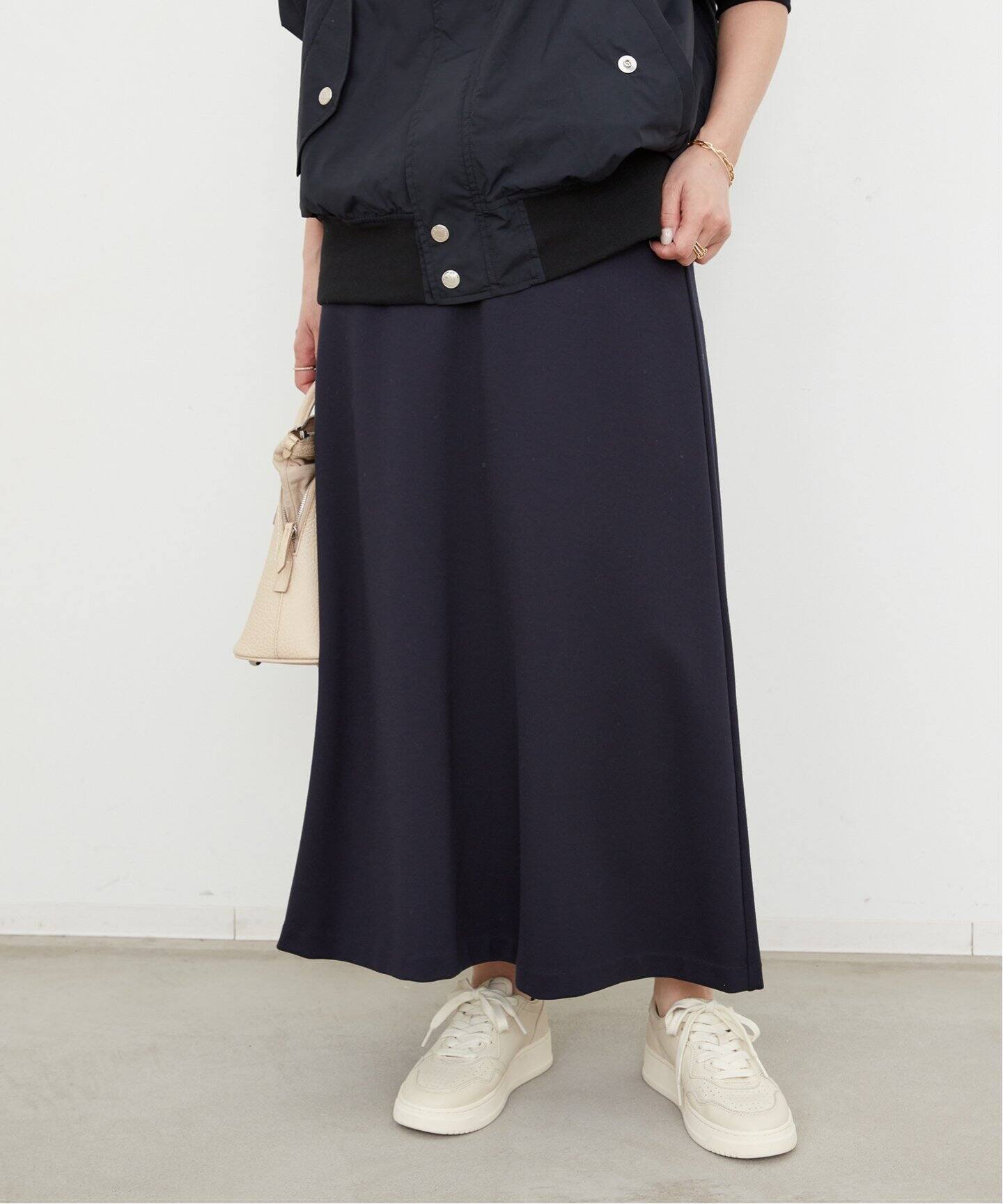 New Jersey Flare スカート（ロング・マキシ丈スカート）｜Deuxieme  