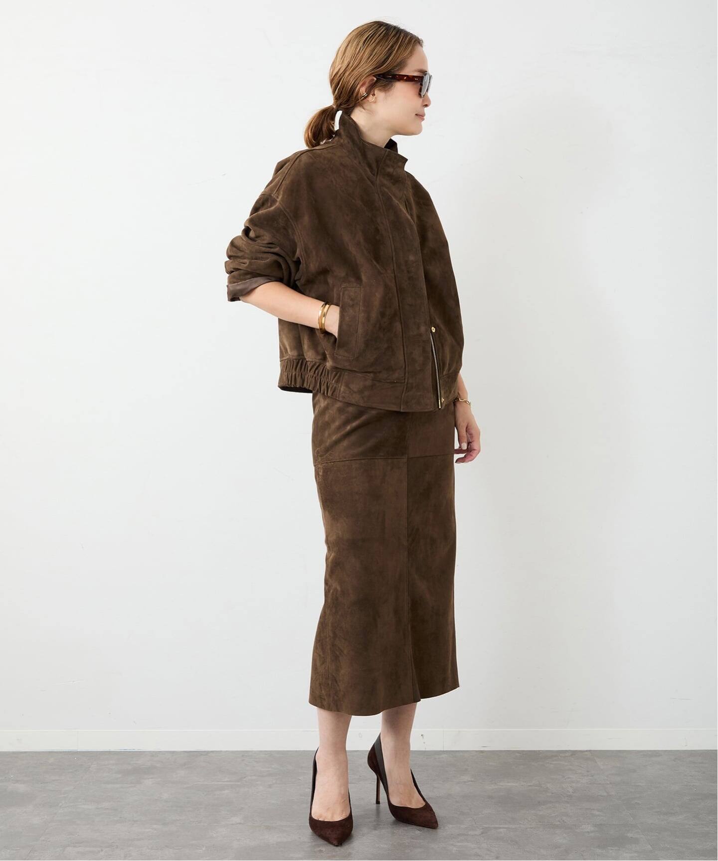 Suede タイトスカート（その他スカート）｜Deuxieme Classe