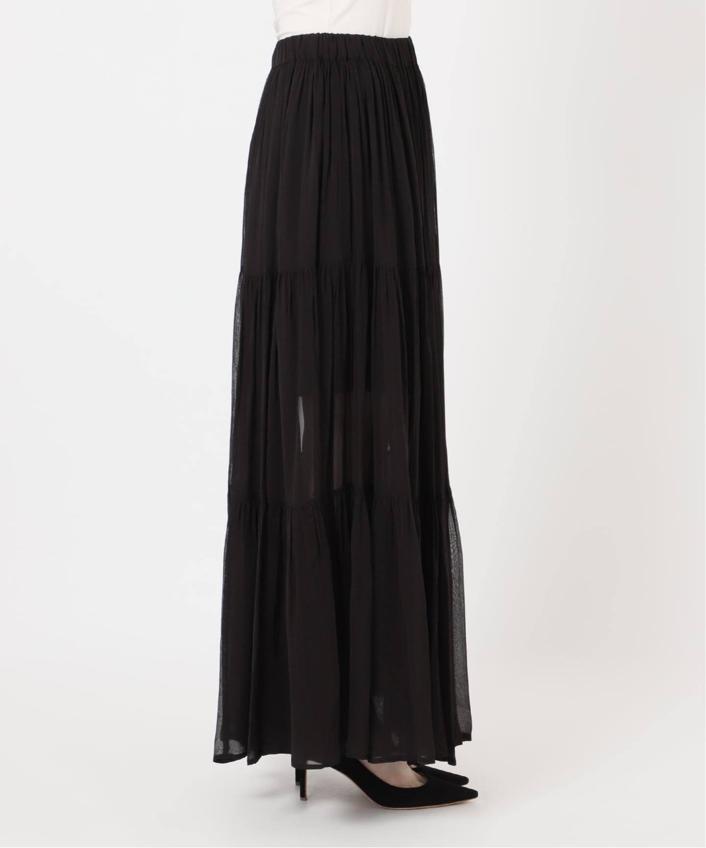 Sheer Boho スカート（ロング・マキシ丈スカート）｜Deuxieme Classe