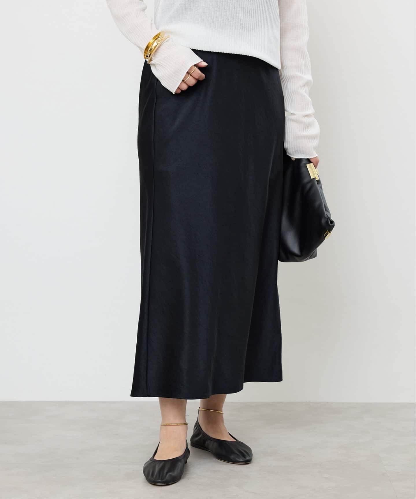【DeuxiemeClasse】新品│MinimalSatinMidi スカート Minimal Satin スカート（その他スカート）｜Deuxieme Classe