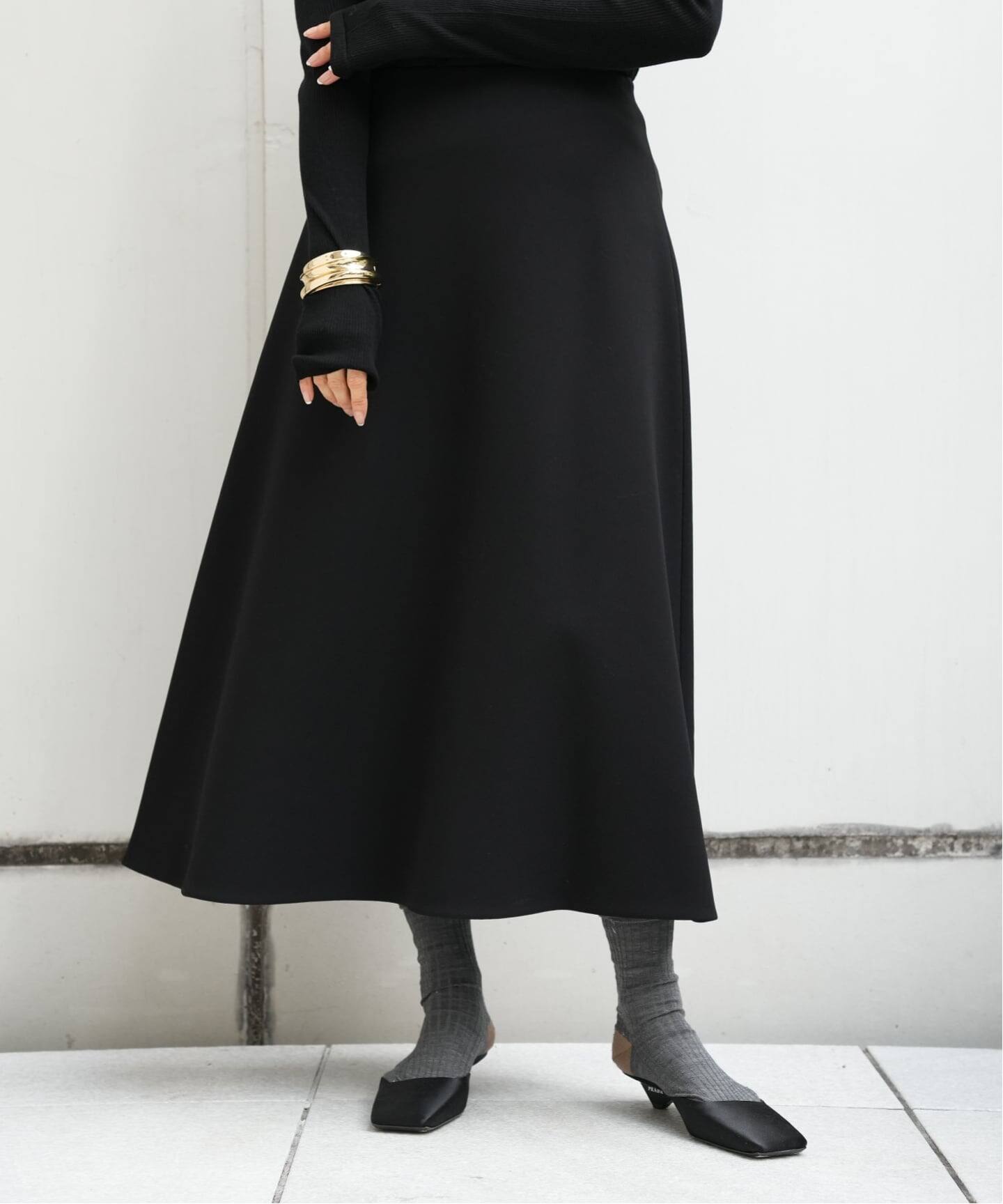 ボンディング フレアスカート（その他スカート）｜Deuxieme Classe