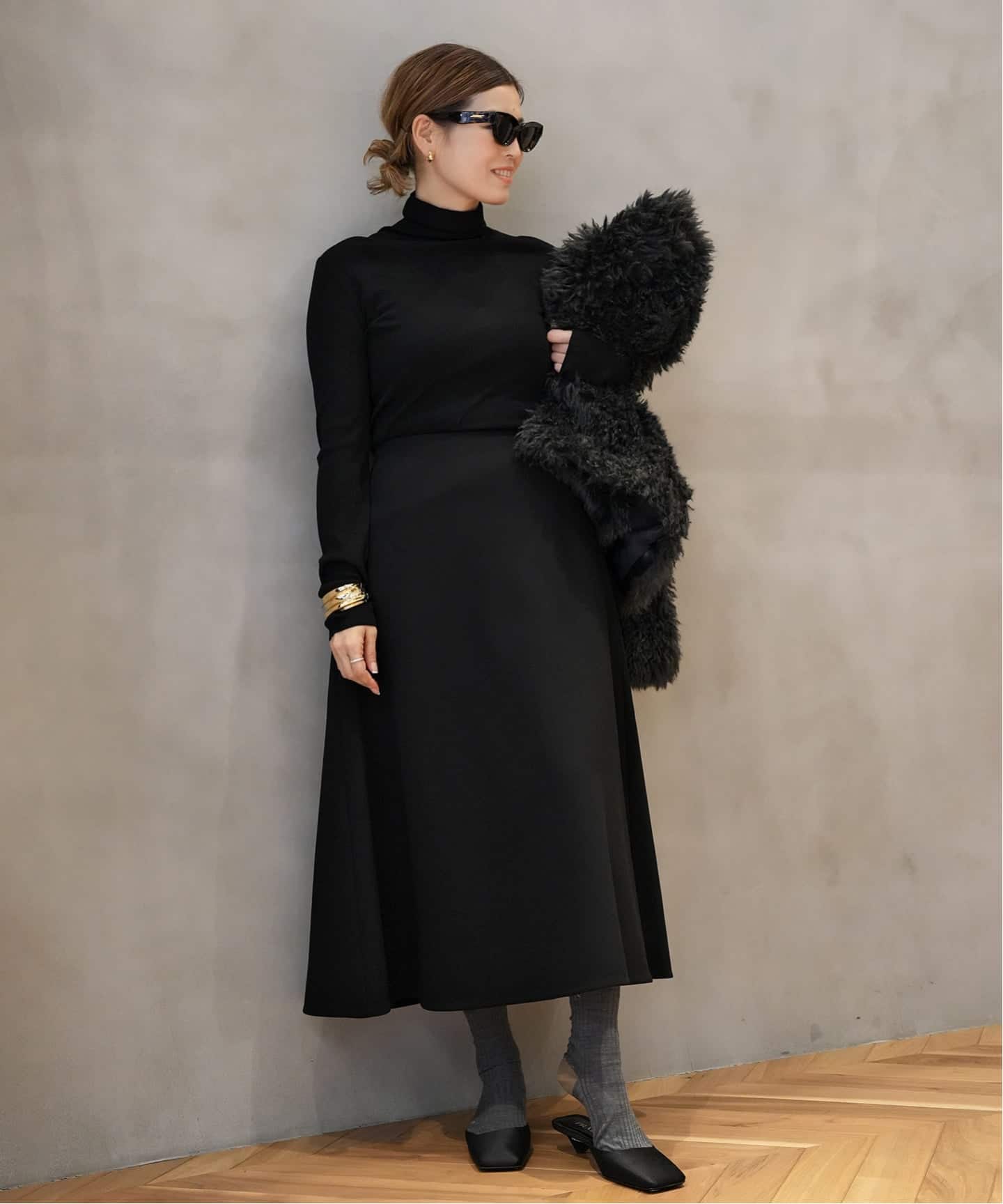 ボンディング フレアスカート（その他スカート）｜Deuxieme Classe