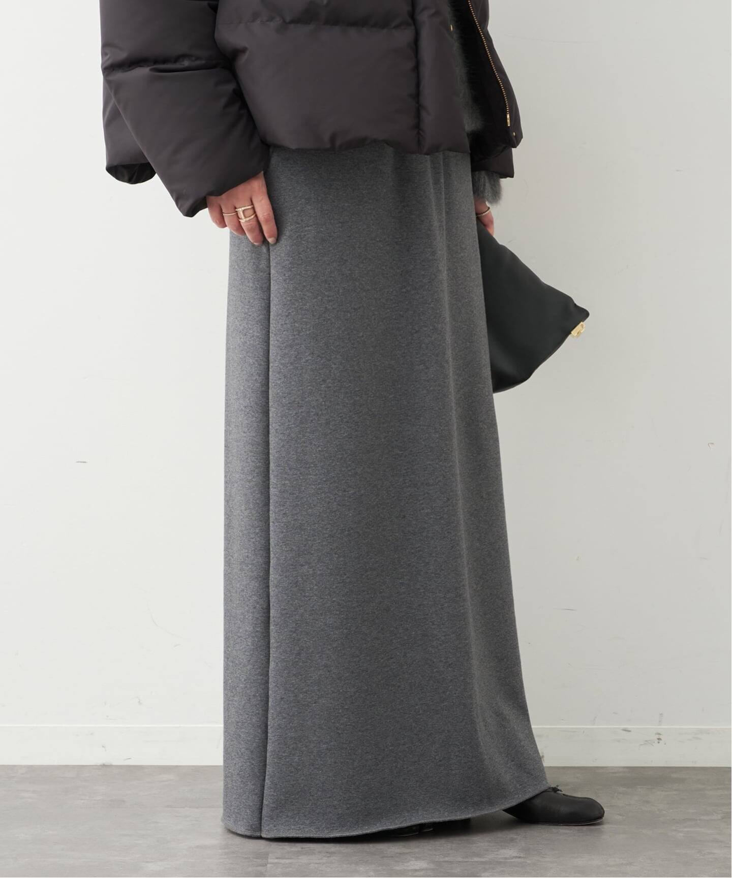 予約》*Warm スウェット スカート（ロング・マキシ丈スカート