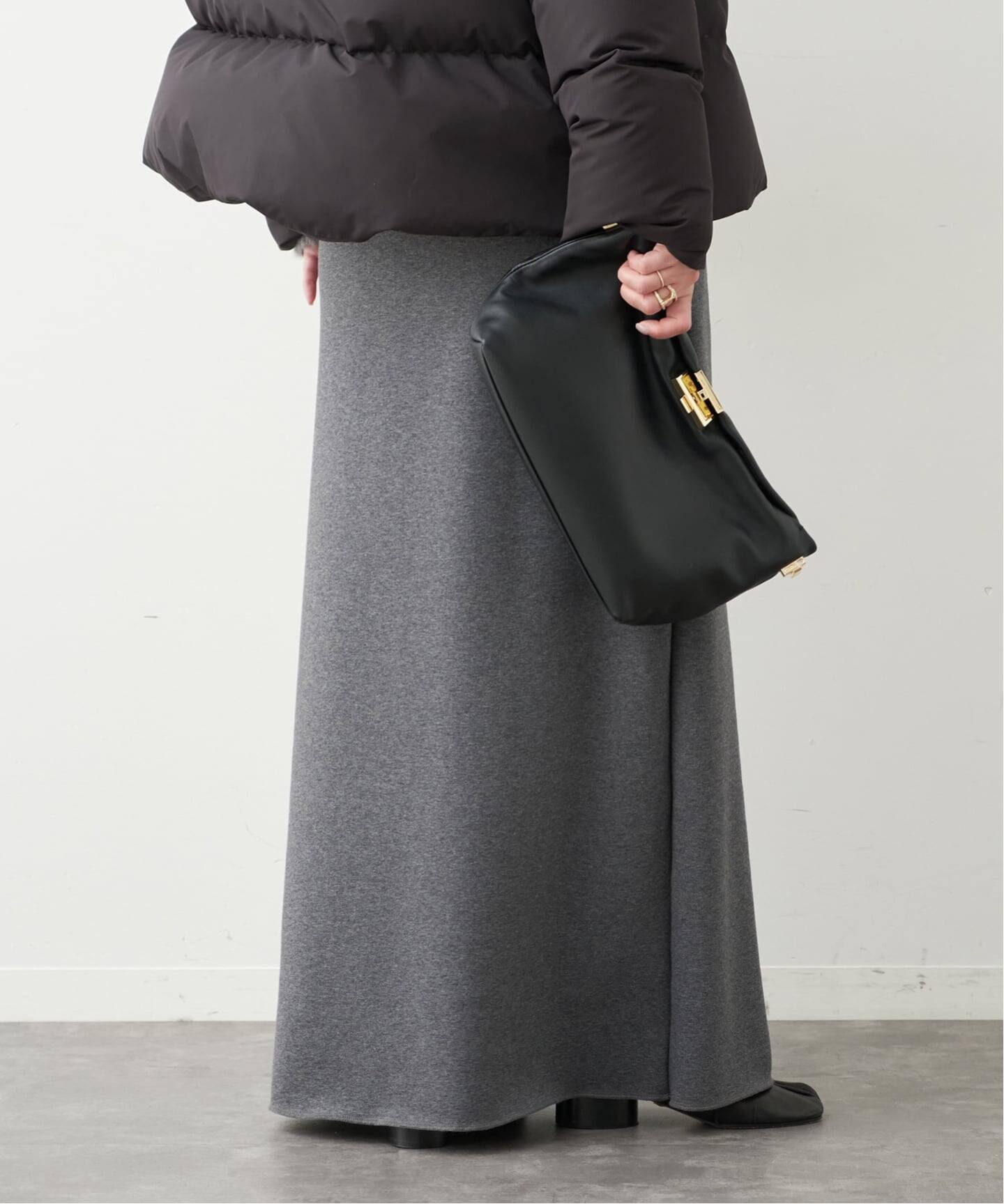Deuxieme Classe 22AW スウェット マキシスカート グレー Warm スウェット スカート（ロング・マキシ丈スカート）｜Deuxieme