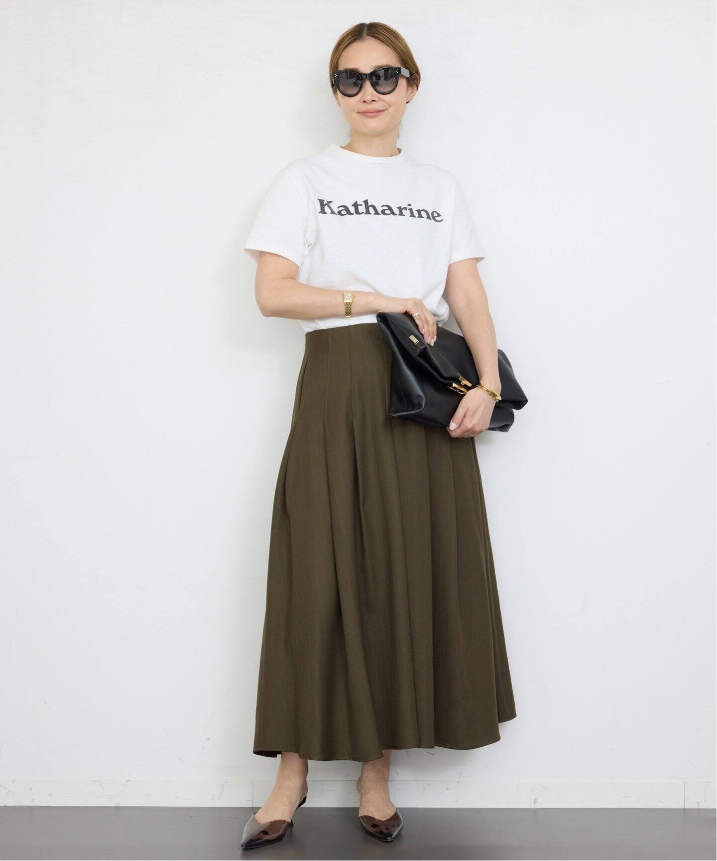KALLMEYER/カルメイヤー】DAKOTA PLEATED SKIRT（ロング・マキシ丈 