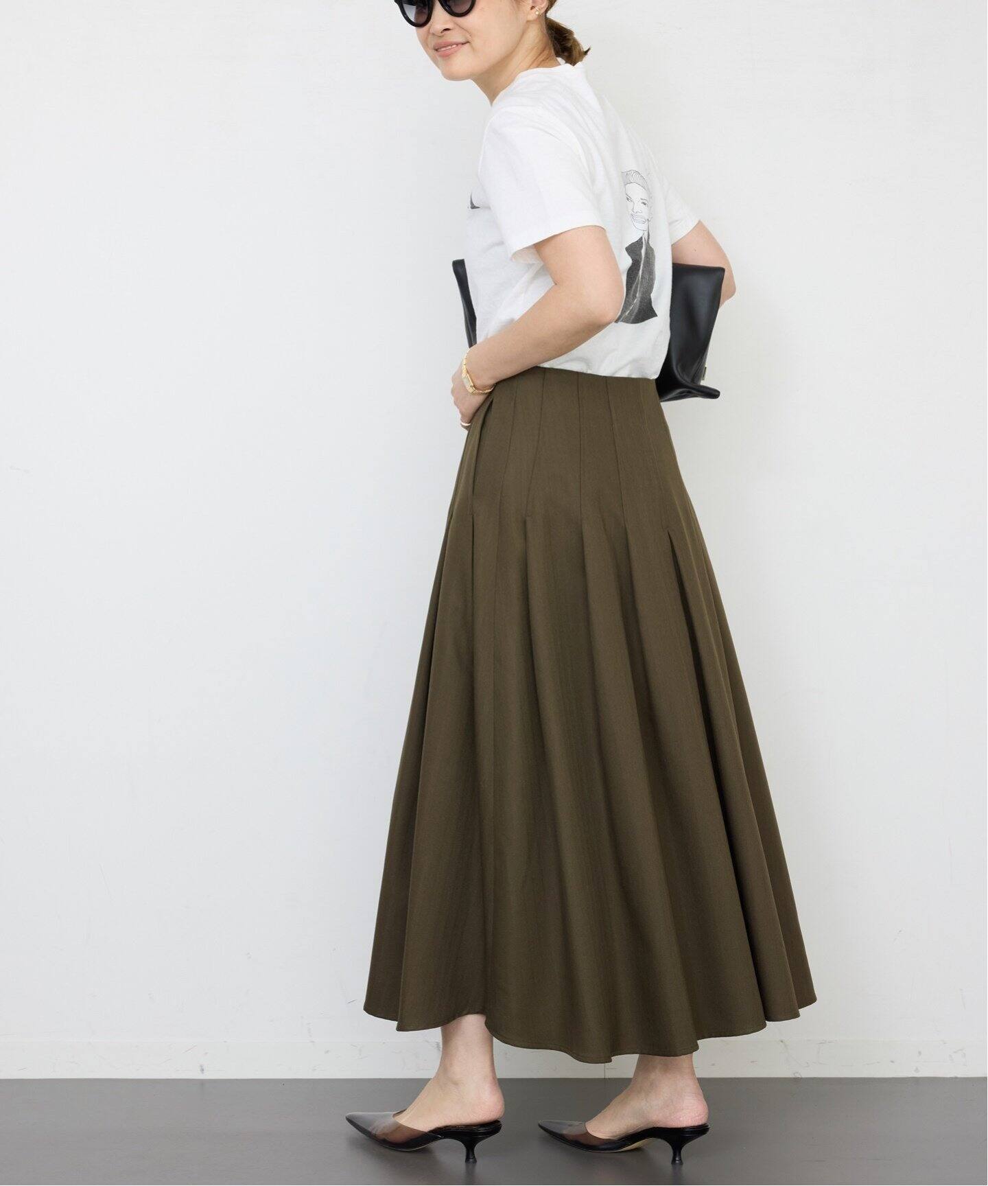KALLMEYER/カルメイヤー】DAKOTA PLEATED SKIRT（ロング・マキシ丈 