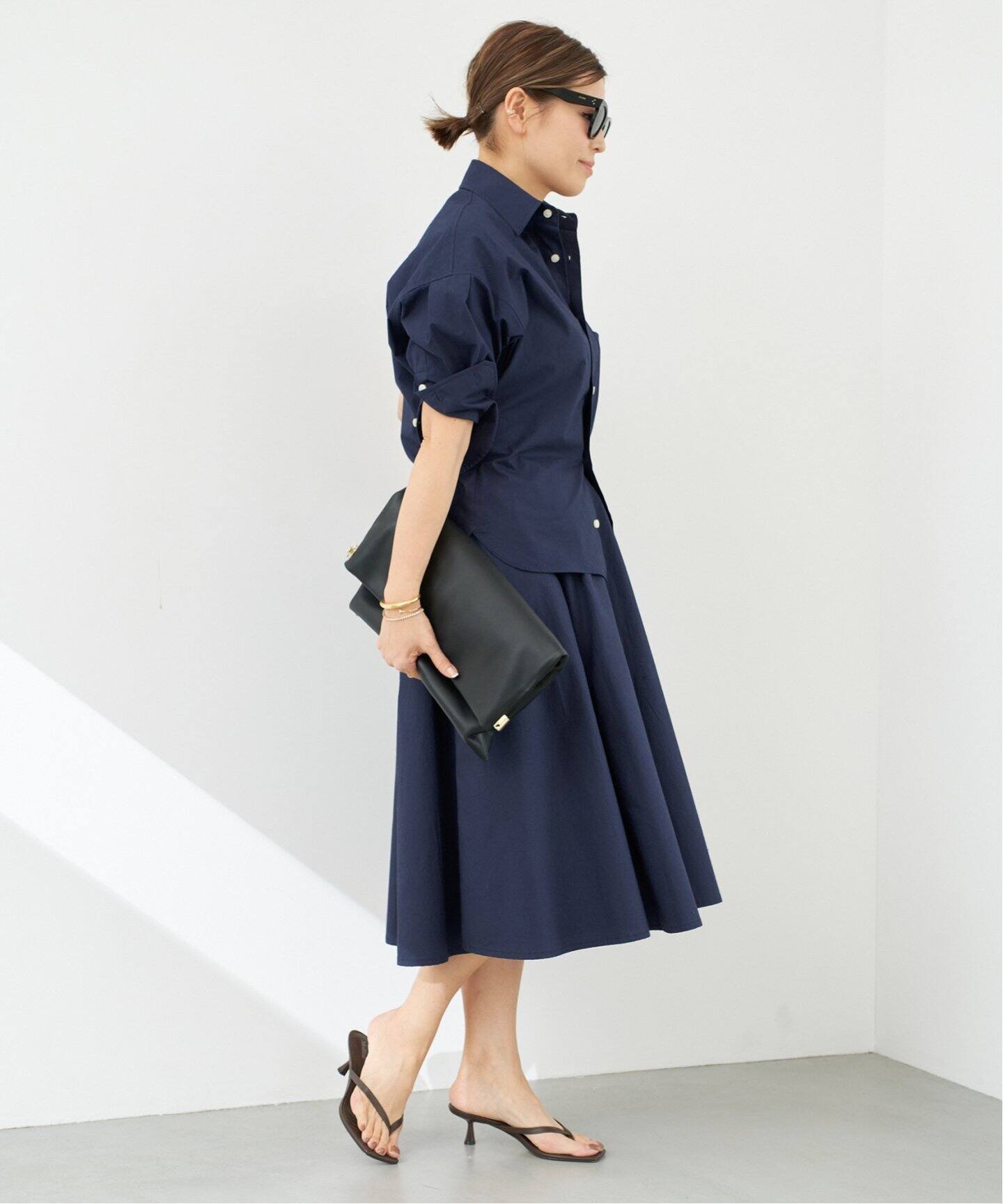 マディソンブルー フレアロングニットドレス （MADISONBLUE マディソン  