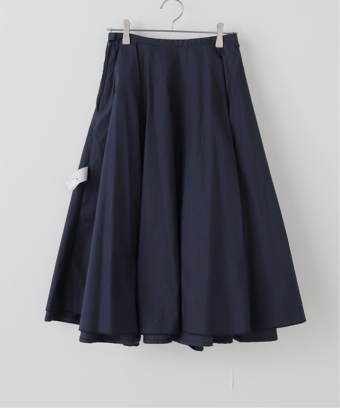 MADISONBLUE / マディソンブルー】TUCKED MI-MOLLET FLARE SKIRT（ひざ  