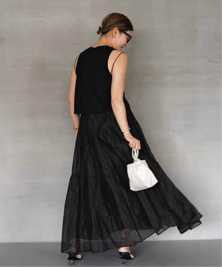 MARILYN MOON/マリリンムーン】dramatic skirt（ロング・マキシ丈 