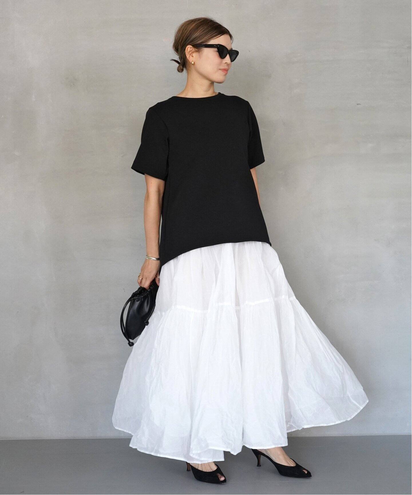 DeuxiemeClasse★MARILYN MOON SHEER SKIRT★ MARILYN MOON/マリリンムーン】 TUCK TECHNIGUE SHEER SKIRT（スカート