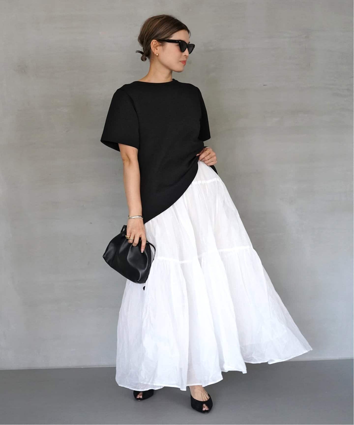 【MARILYN MOON/マリリンムーン】dramatic skirt 38 MARILYN MOON/マリリンムーン】dramatic skirt（ロング・マキシ