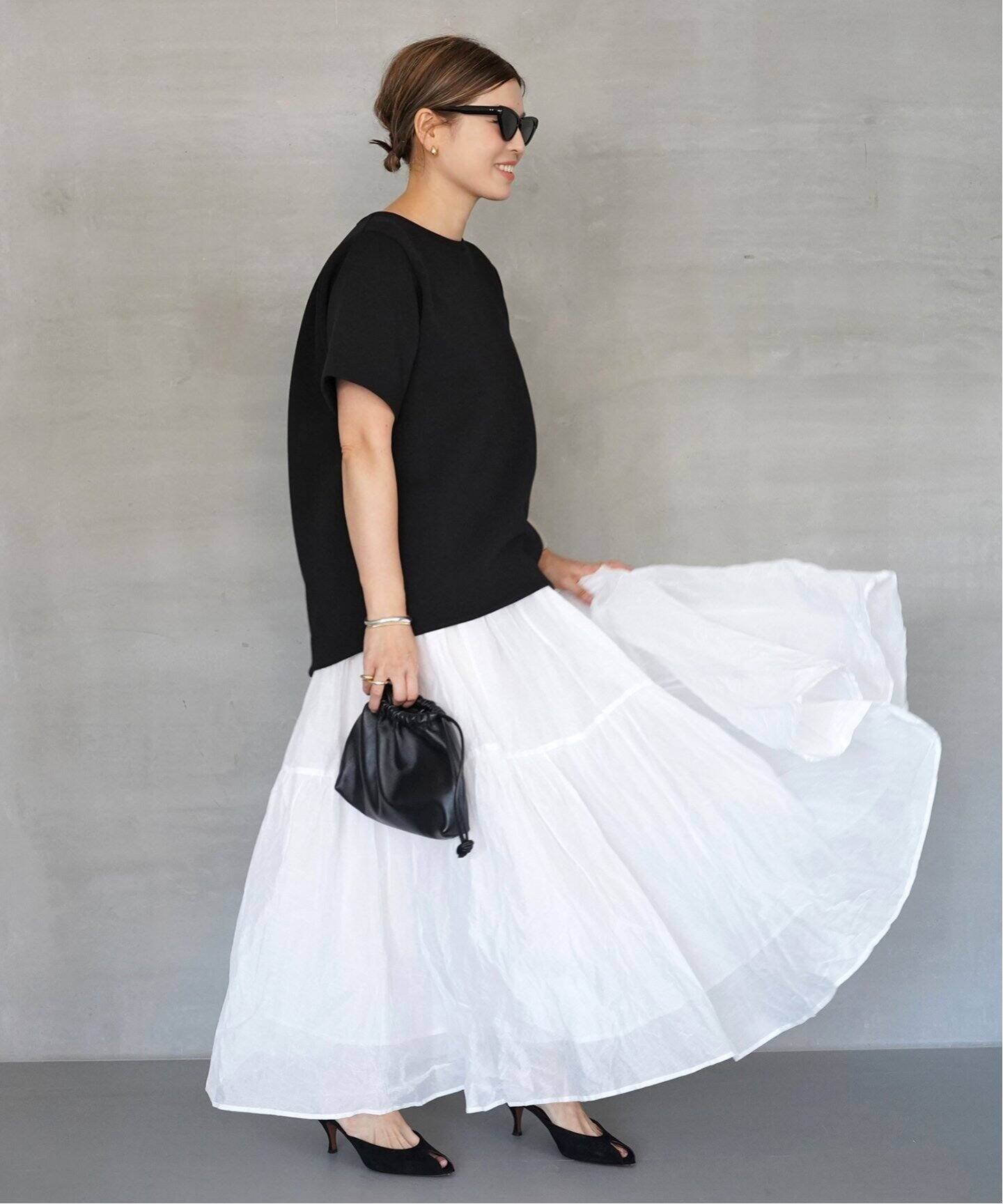 【Deuxieme Classe】MARILYN MOON別注skirt 36 MARILYN MOON/マリリンムーン】dramatic skirt（ロング・マキシ