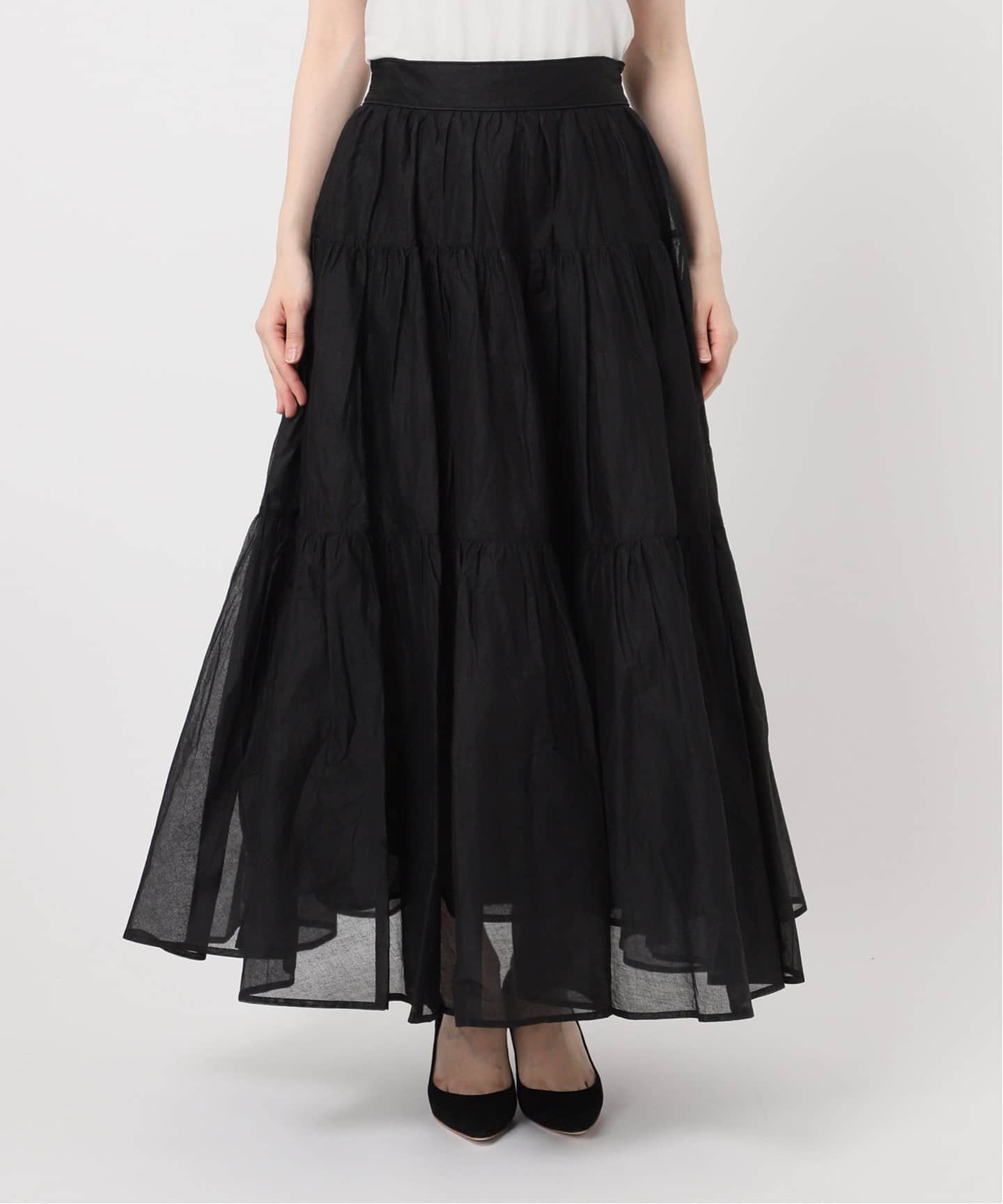 【MARILYN MOON/マリリンムーン】dramatic skirt 38 MARILYN MOON/マリリンムーン】dramatic skirt（ロング・マキシ