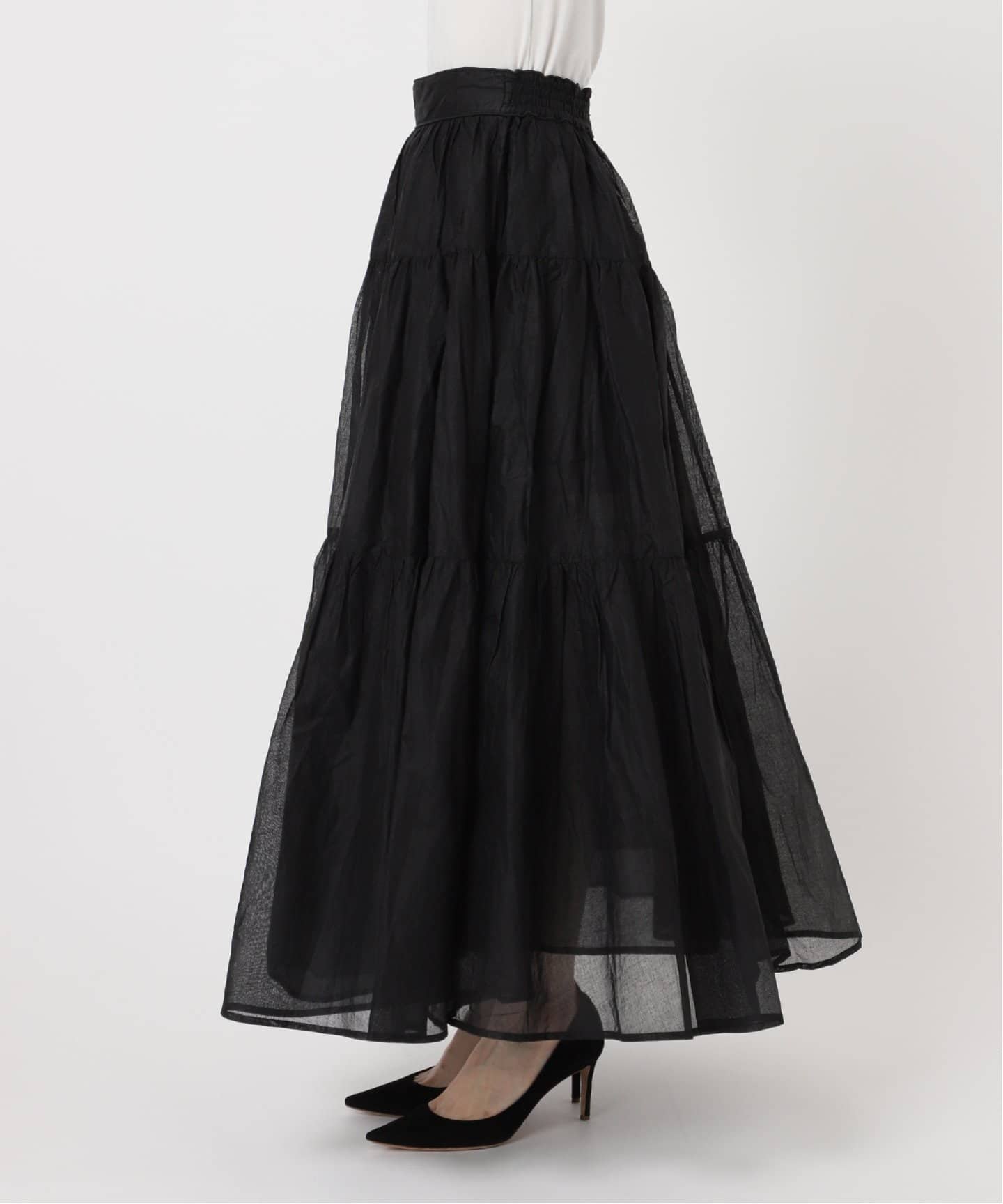 新品✨【MARILYN MOON/マリリンムーン】 ドゥーズィエムクラス 別注 予約》【MARILYN MOON/マリリンムーン】dramatic skirt（ロング
