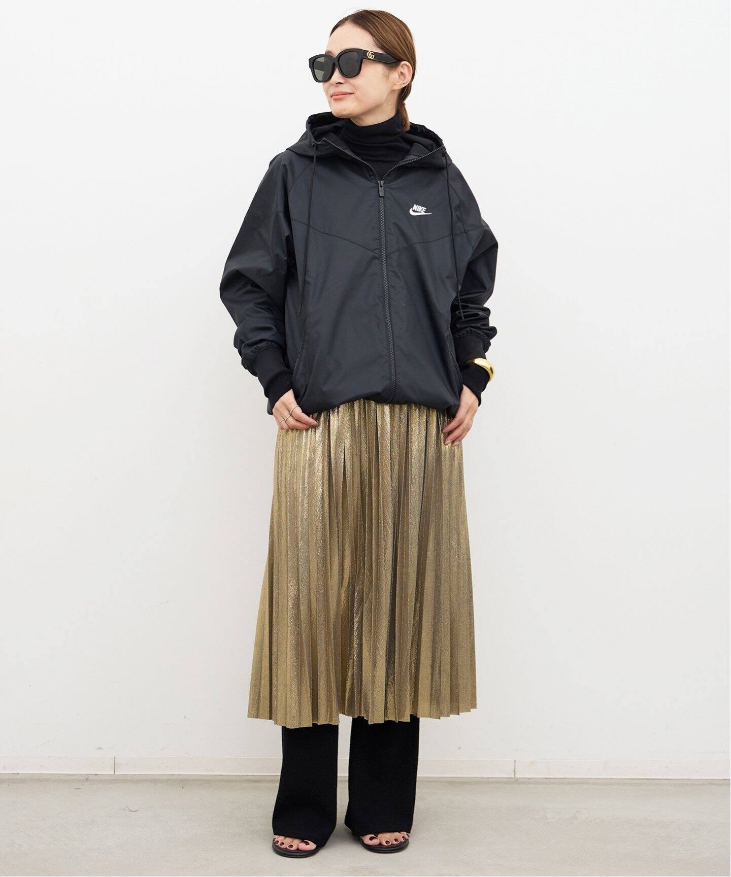 VANNINA VESPERINI/ヴァニーナ ヴェスペリーニ】SKIRT PLEATED（ひざ丈 