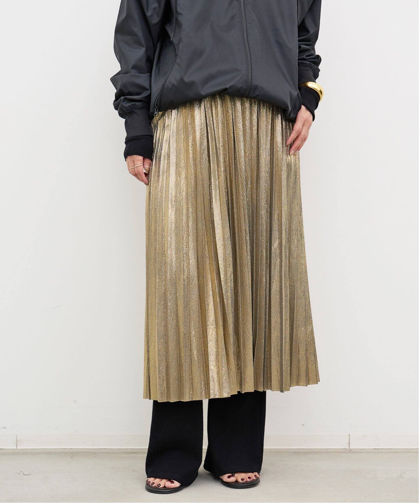VANNINA VESPERINI/ヴァニーナ ヴェスペリーニ】SKIRT PLEATED（ひざ丈 