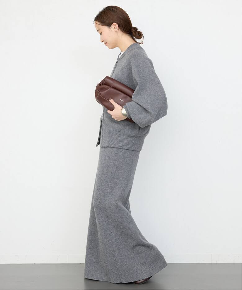 CINOH/チノ 】KNIT MAXI SKIRT（ロング・マキシ丈スカート）｜Deuxieme  