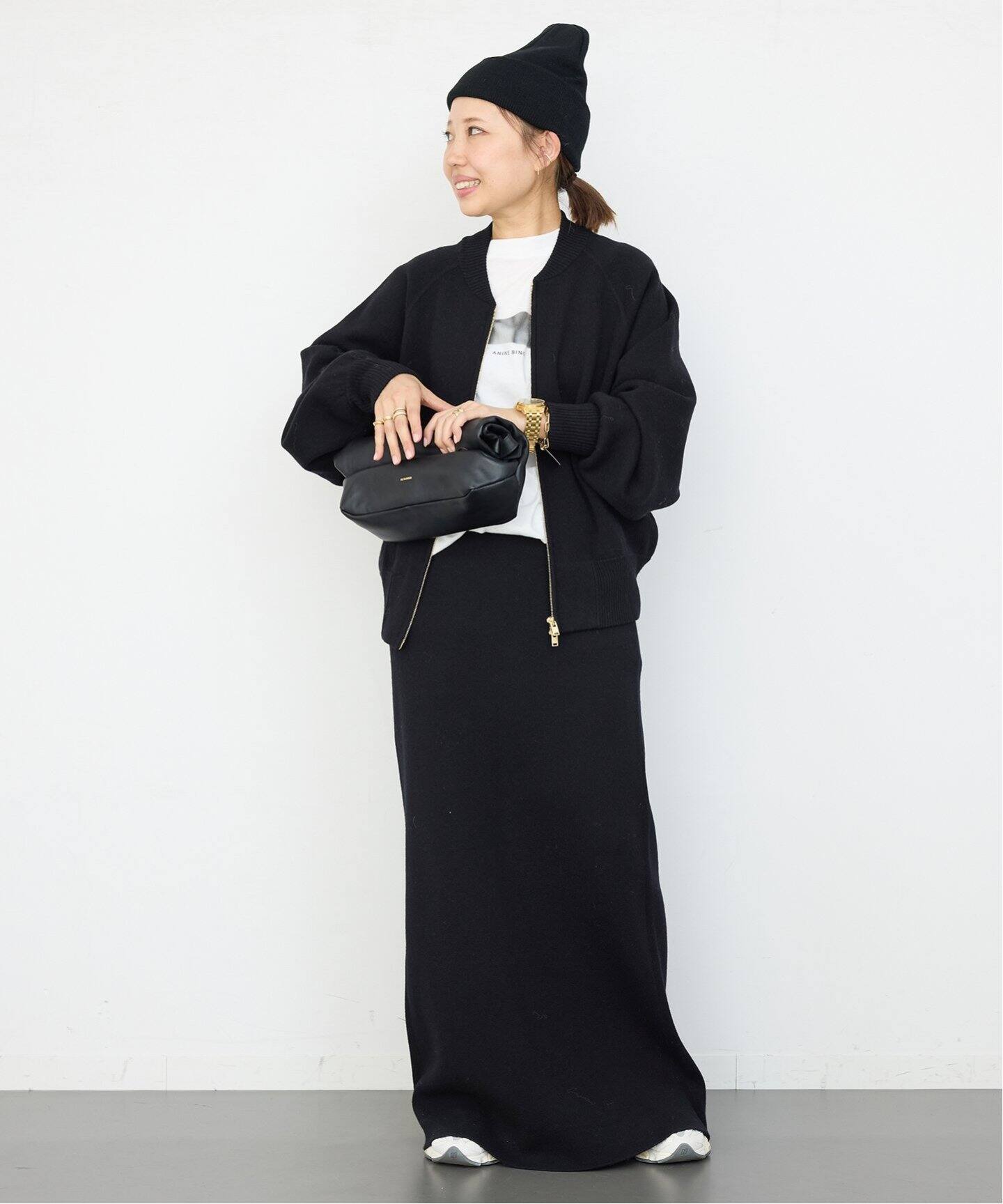 CINOH/チノ 】KNIT MAXI SKIRT（ロング・マキシ丈スカート）｜Deuxieme 